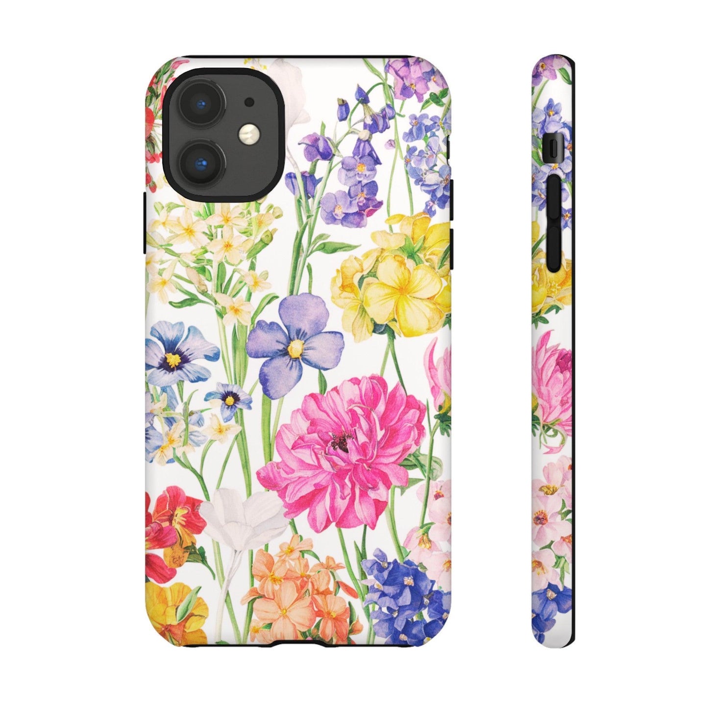 Tough Cellphone Case :" Eclectic Elegance Phone Case Collection" ( Floral patterns)