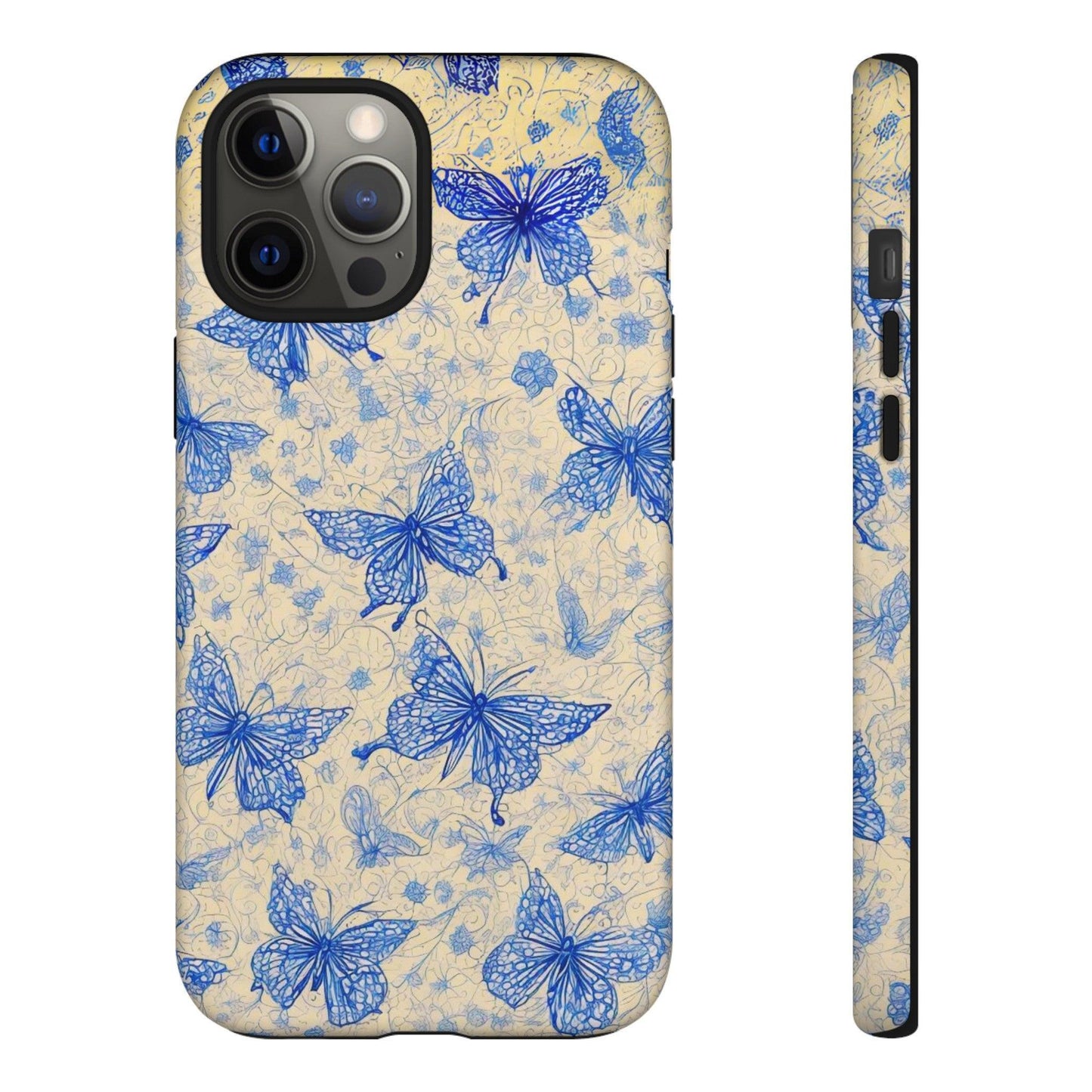 Tough Cellphone Case :" Eclectic Elegance Phone Case Collection" ( Butterflies patterns)