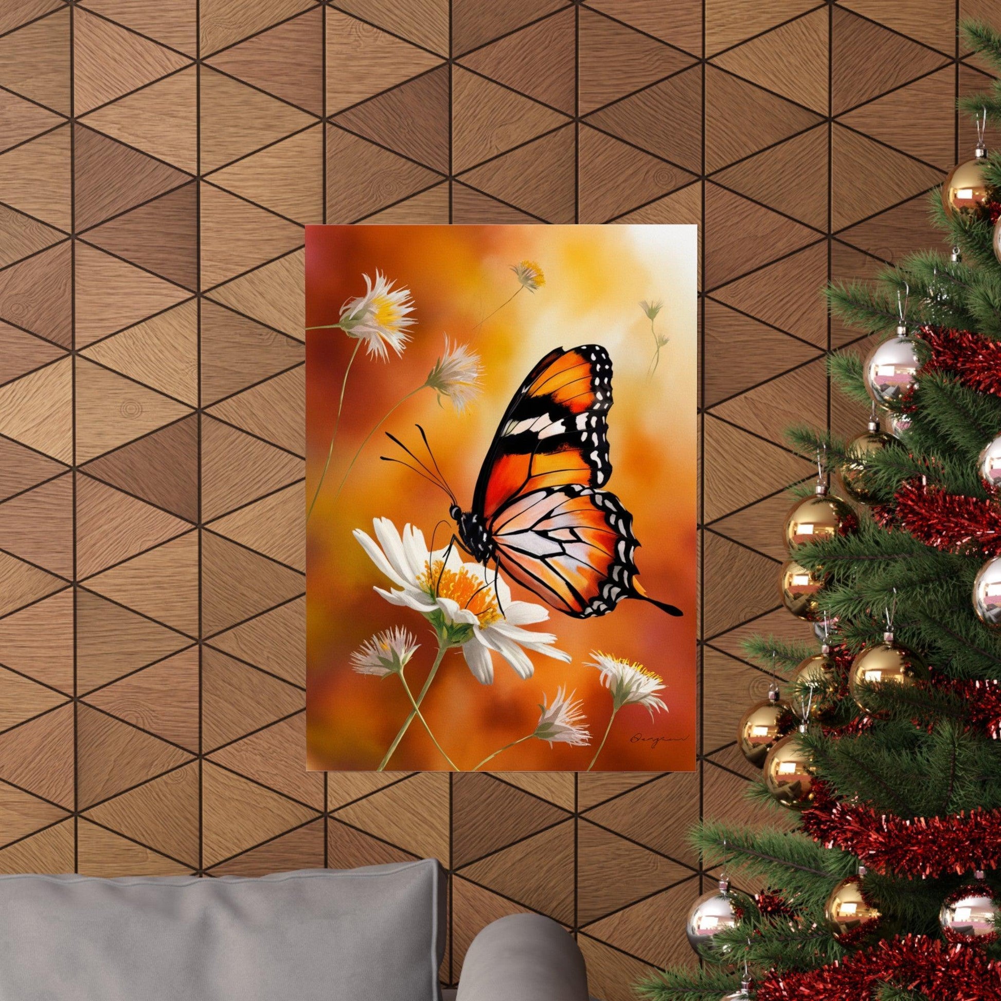 Monarch Butterfly Splendor Posters - Cosmic Creations by Karen