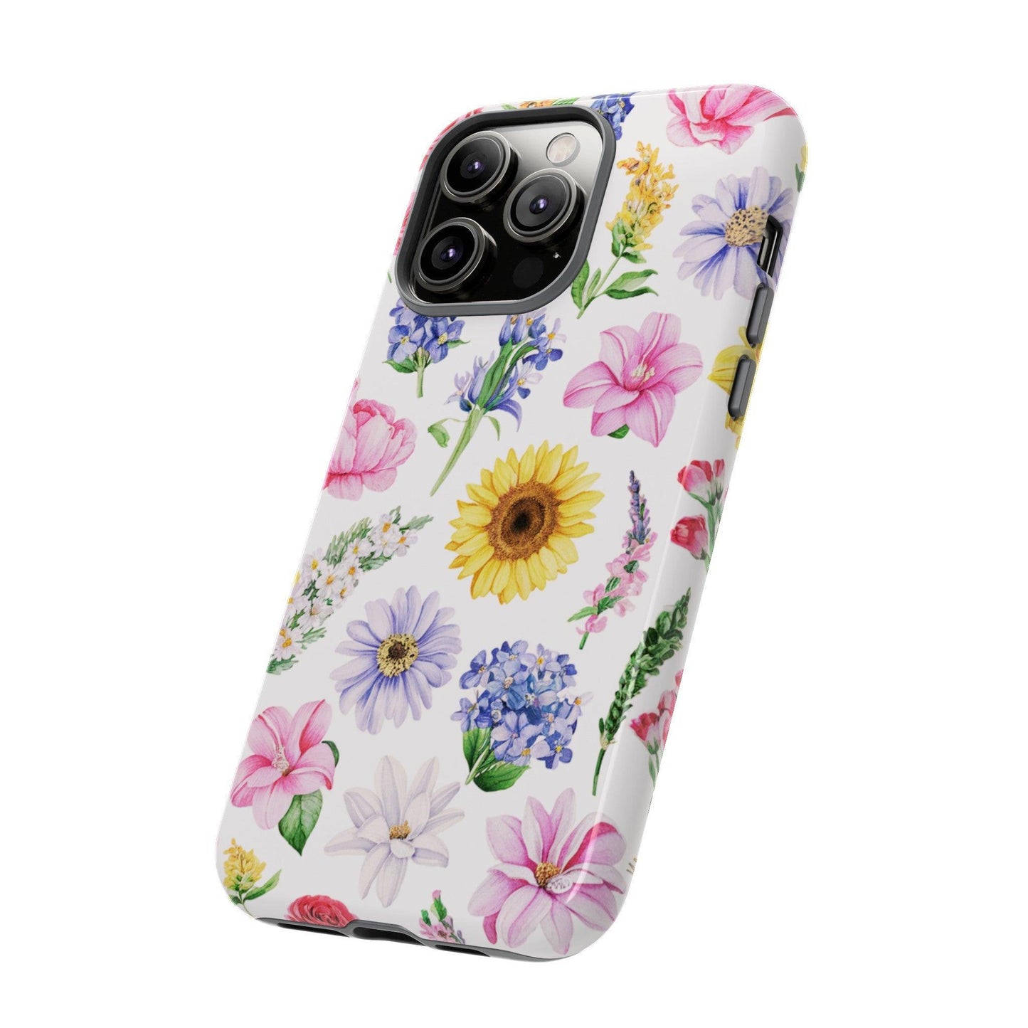 Tough Cellphone Case :" Eclectic Elegance Phone Case Collection" ( Floral patterns)