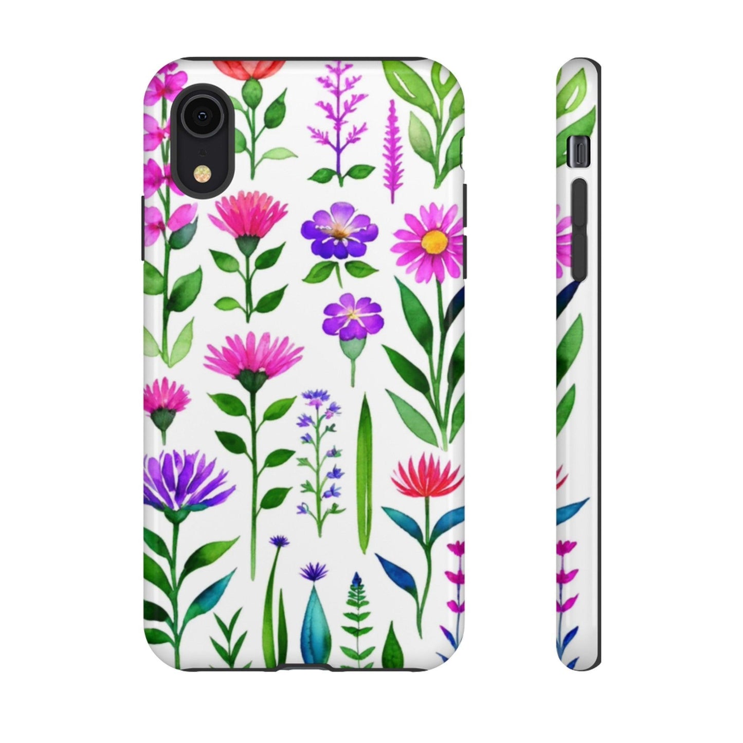 Tough Phone Case :" Eclectic Elegance Phone Case Collection" ( Floral pattern)