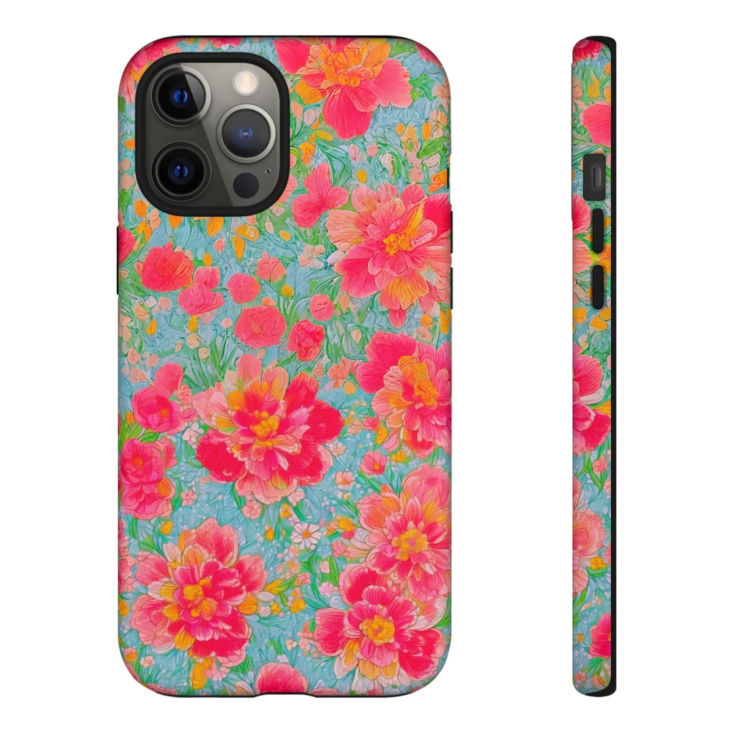 Tough Cellphone Case :" Eclectic Elegance Phone Case Collection" ( Floral patterns)