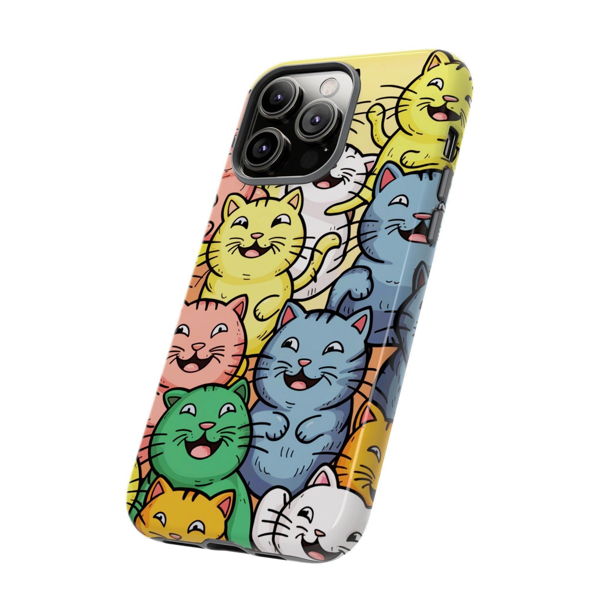 Cat Lovers Collection Tough Cellphone Case - Cosmic Creations by Karen