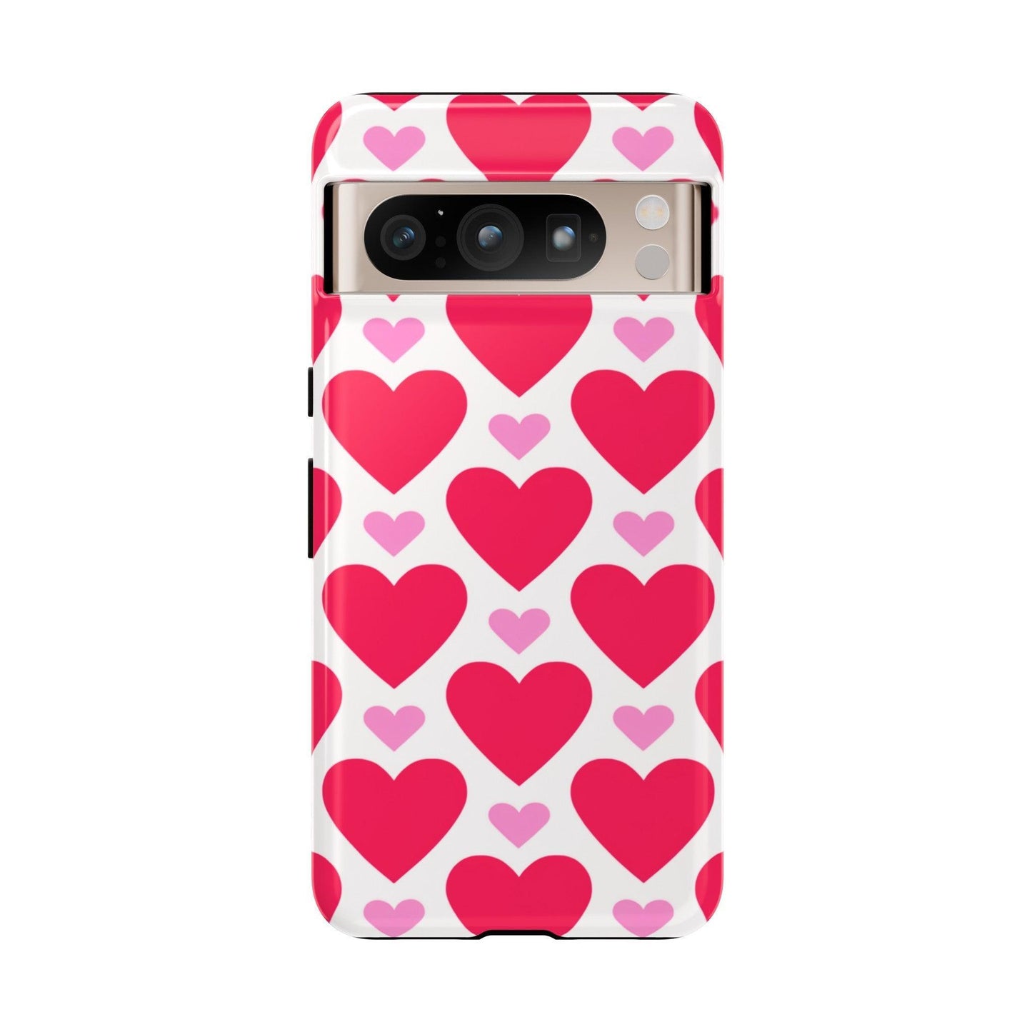 Tough Phone Case :" Eclectic Elegance Phone Case Collection" ( Hearts patterns)