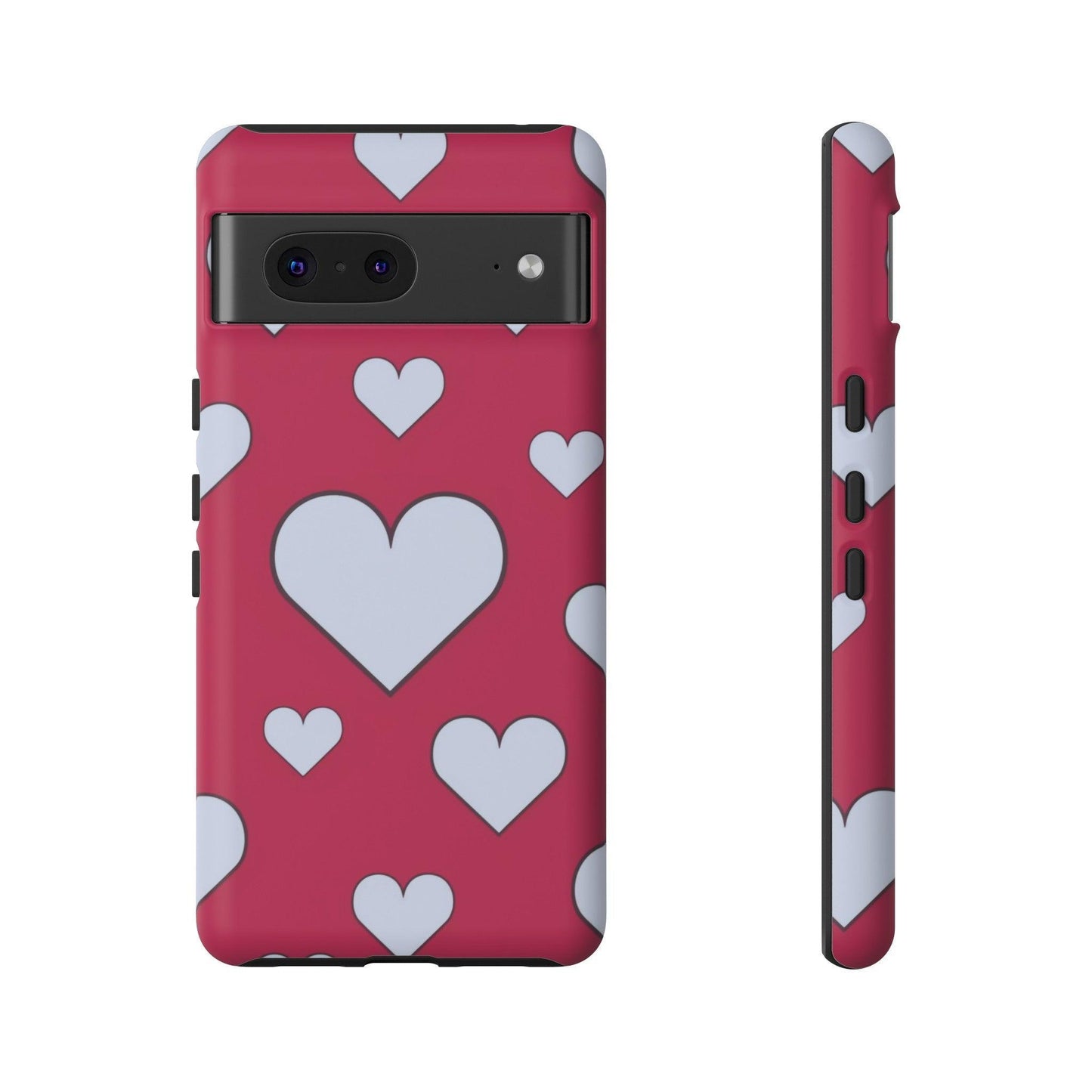 Tough Phone Case :" Eclectic Elegance Phone Case Collection" ( Hearts patterns)