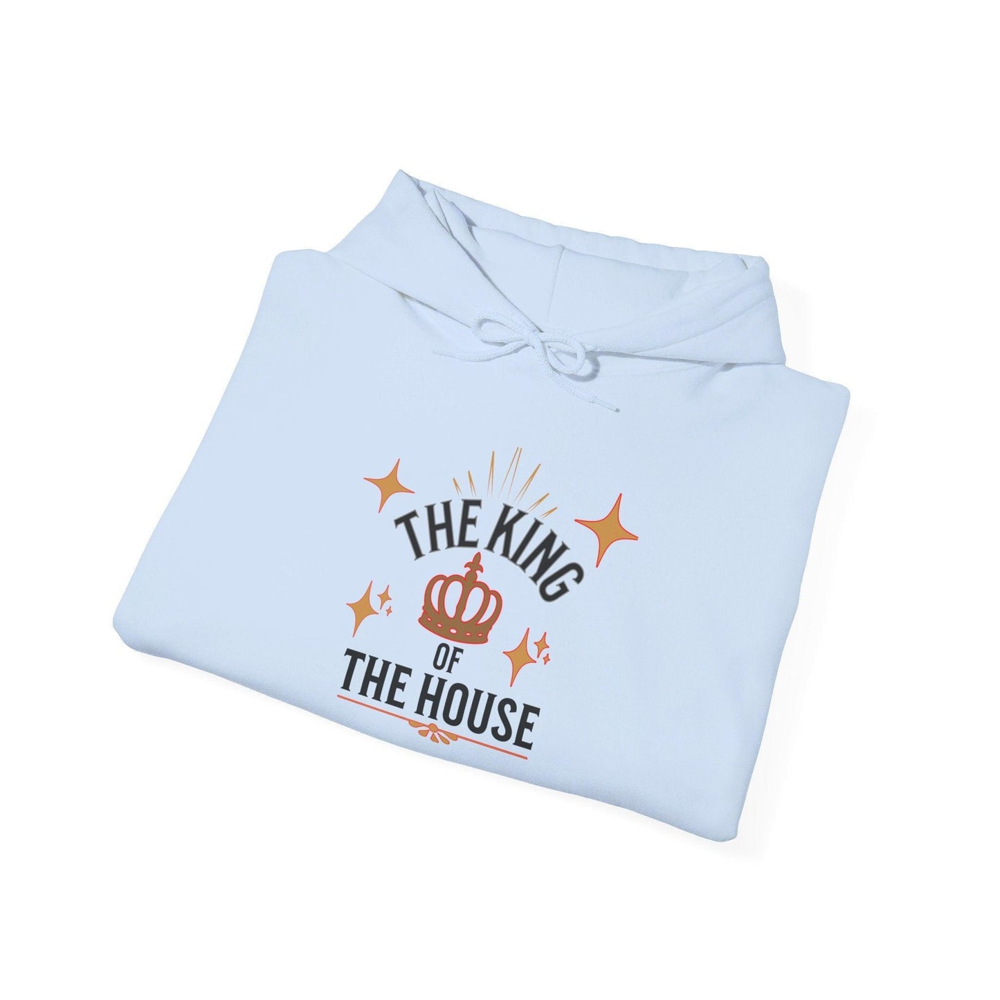 King's Heavy Blend Hooded Sweatshirt : "Dad, The King of the House Collection"