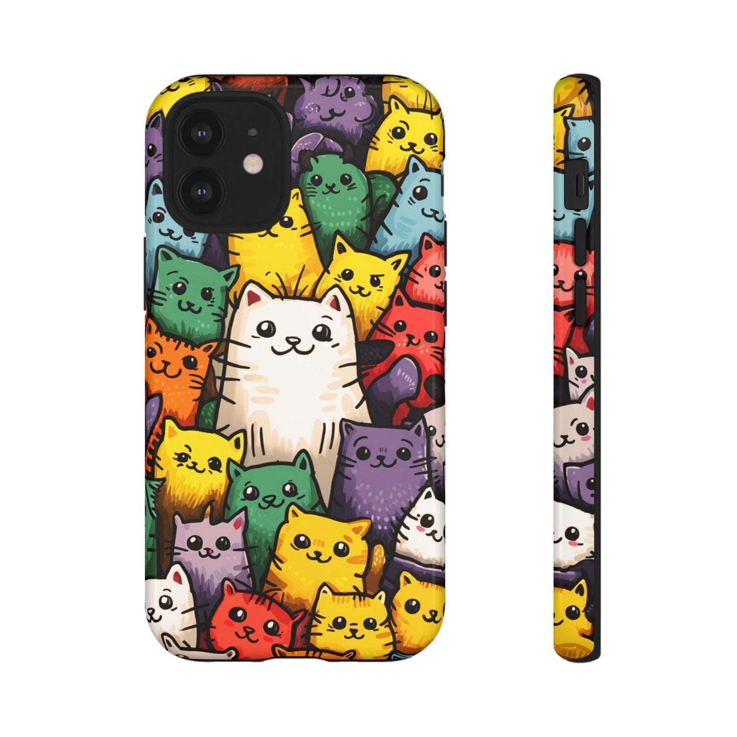 Cat Lovers Collection Tough Cellphone Case - Cosmic Creations by Karen