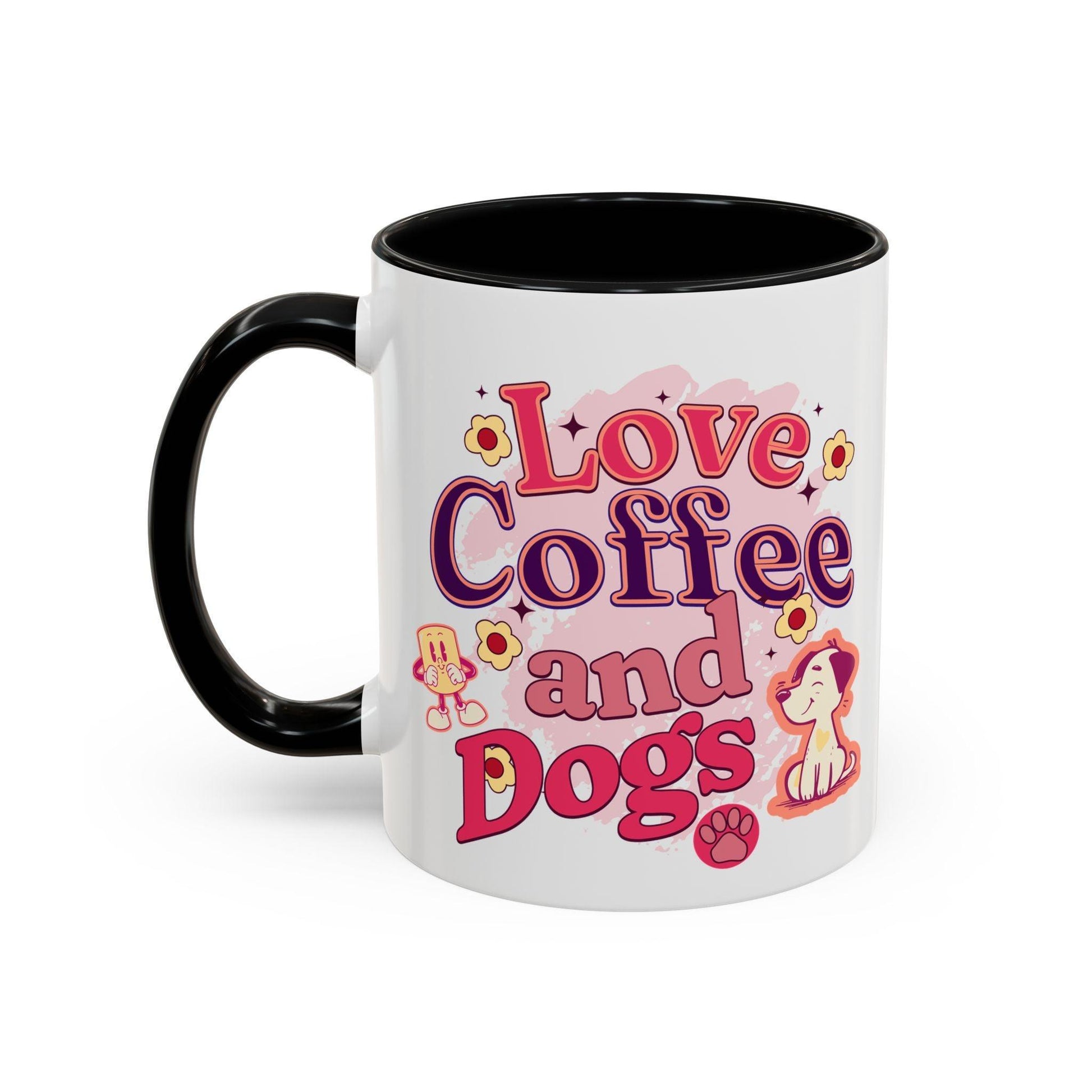 Love, coffee and dogs Mug (11, 15oz) - Cosmic Creations by Karen