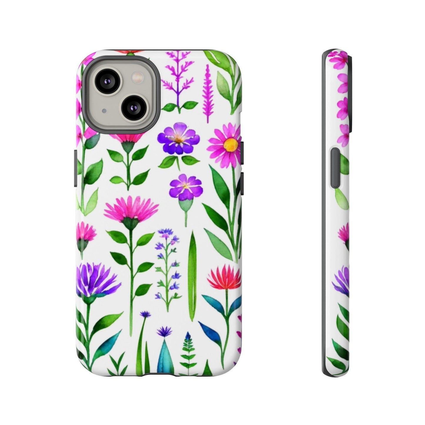 Tough Phone Case :" Eclectic Elegance Phone Case Collection" ( Floral pattern)