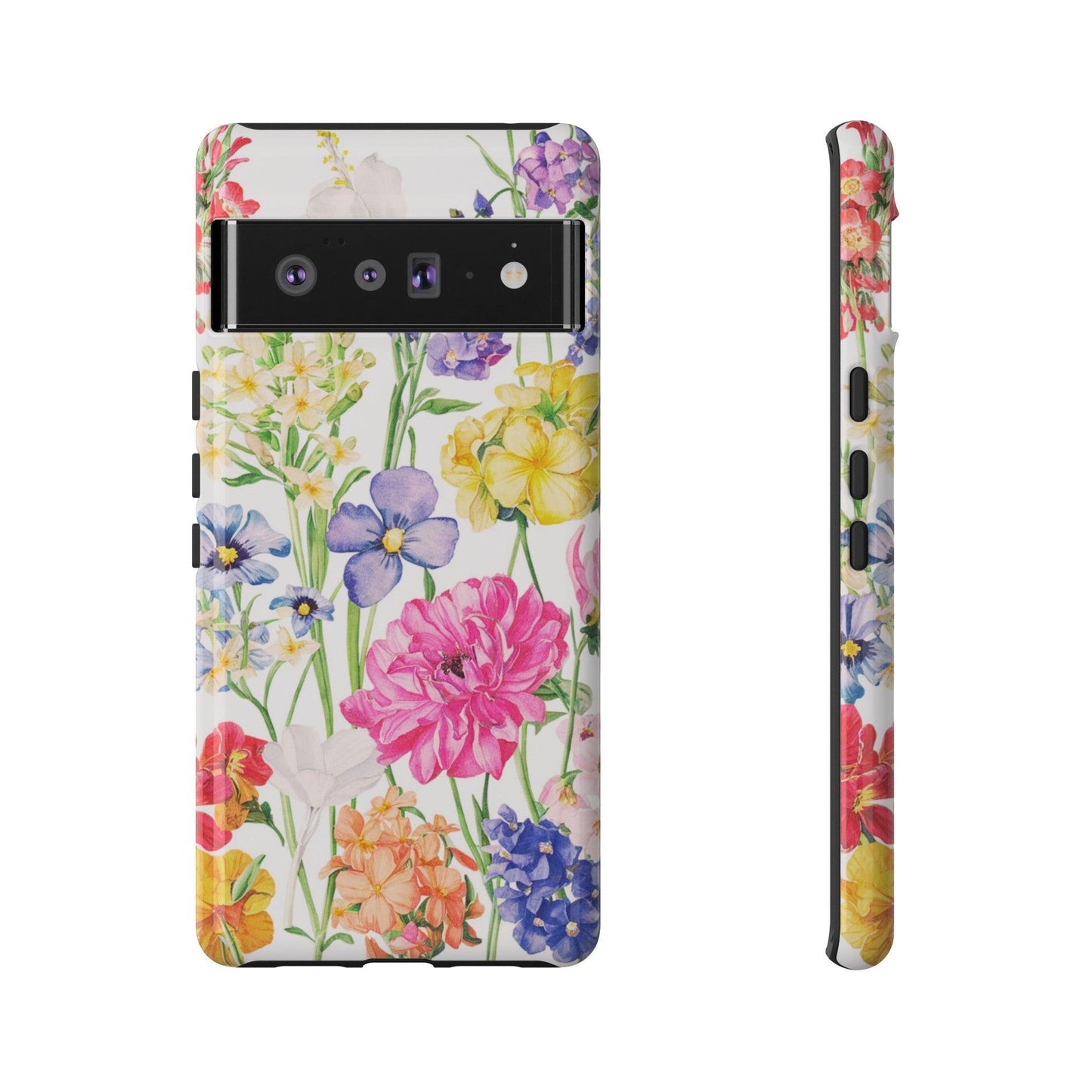 Tough Cellphone Case :" Eclectic Elegance Phone Case Collection" ( Floral patterns)