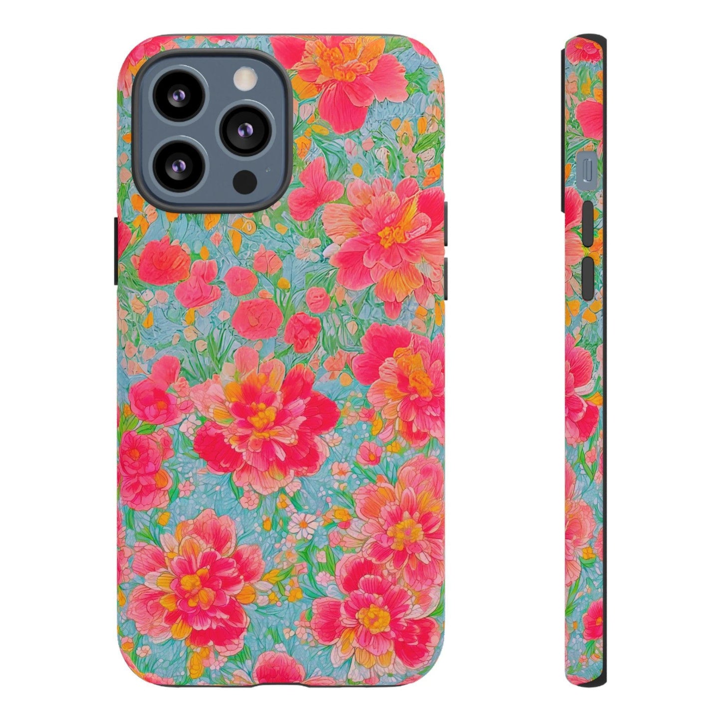 Tough Cellphone Case :" Eclectic Elegance Phone Case Collection" ( Floral patterns)