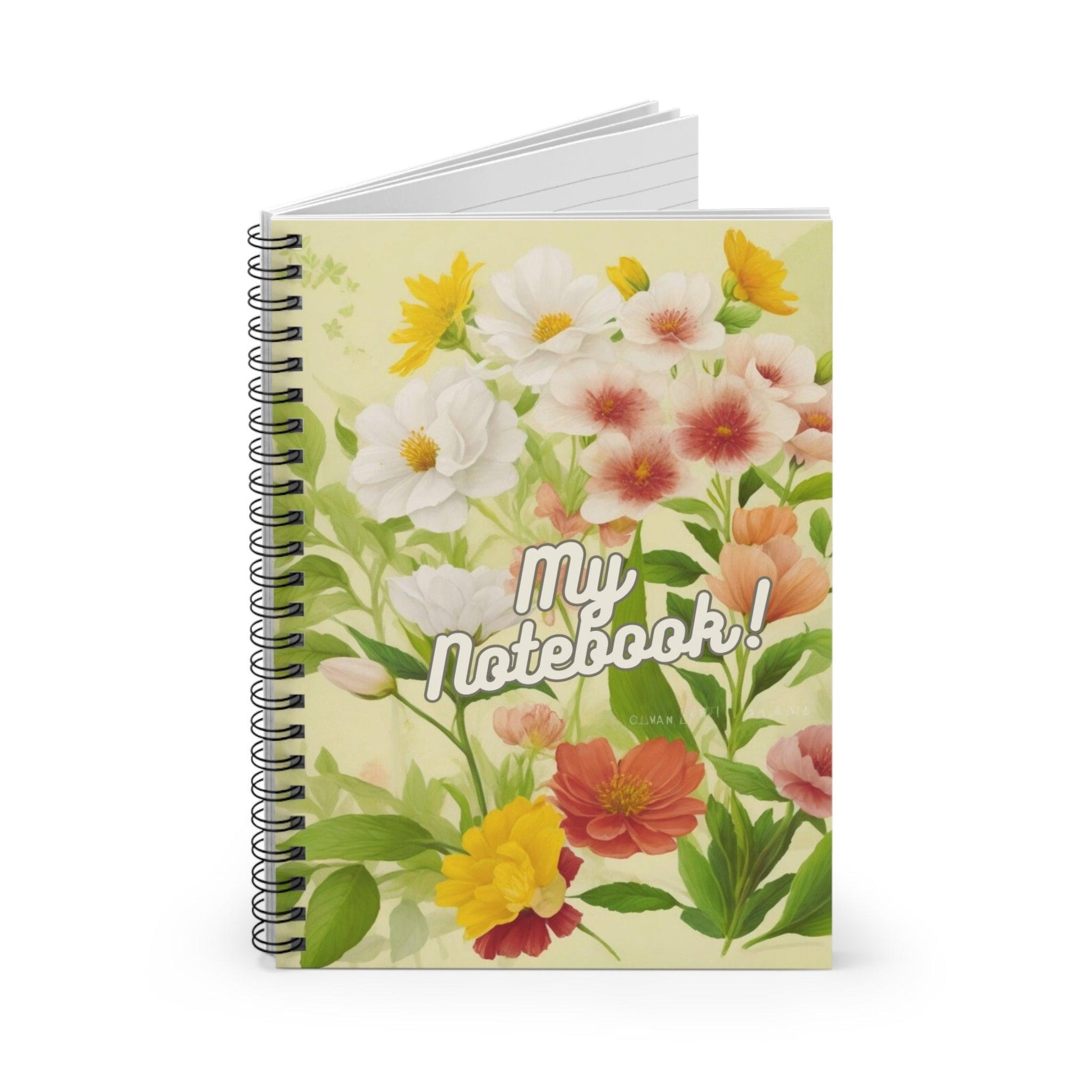 Floral and Butterfly Spiral Notebook Collection - Cosmic Creations by Karen