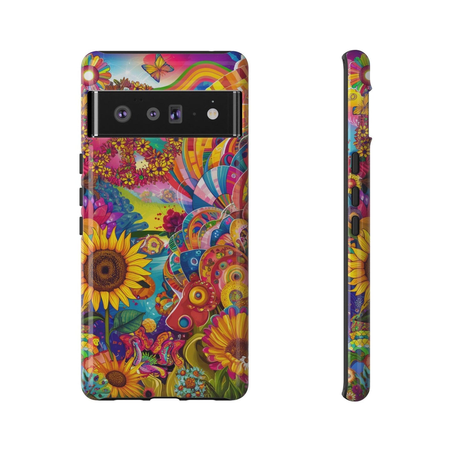 Tough Phone Case :" Eclectic Elegance Phone Case Collection" ( Hippie Style patterns)