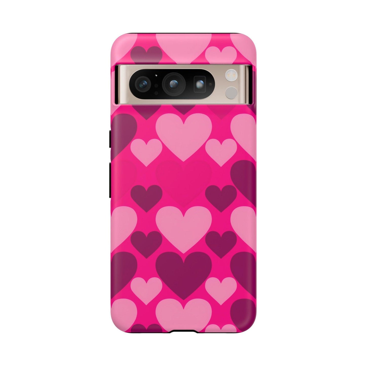 Tough Phone Case :" Eclectic Elegance Phone Case Collection" ( Hearts patterns)