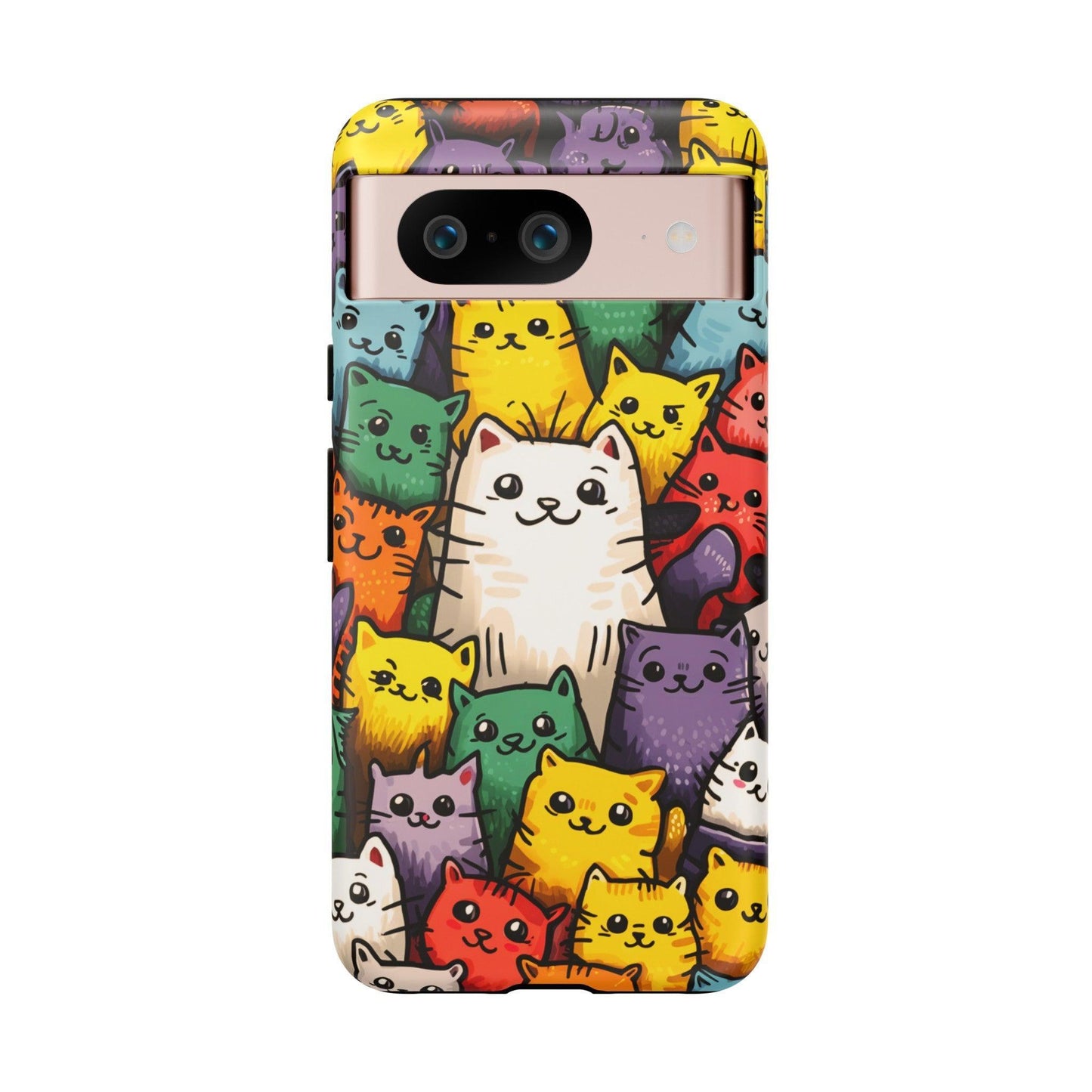 Cat Lovers Collection Tough Cellphone Case - Cosmic Creations by Karen