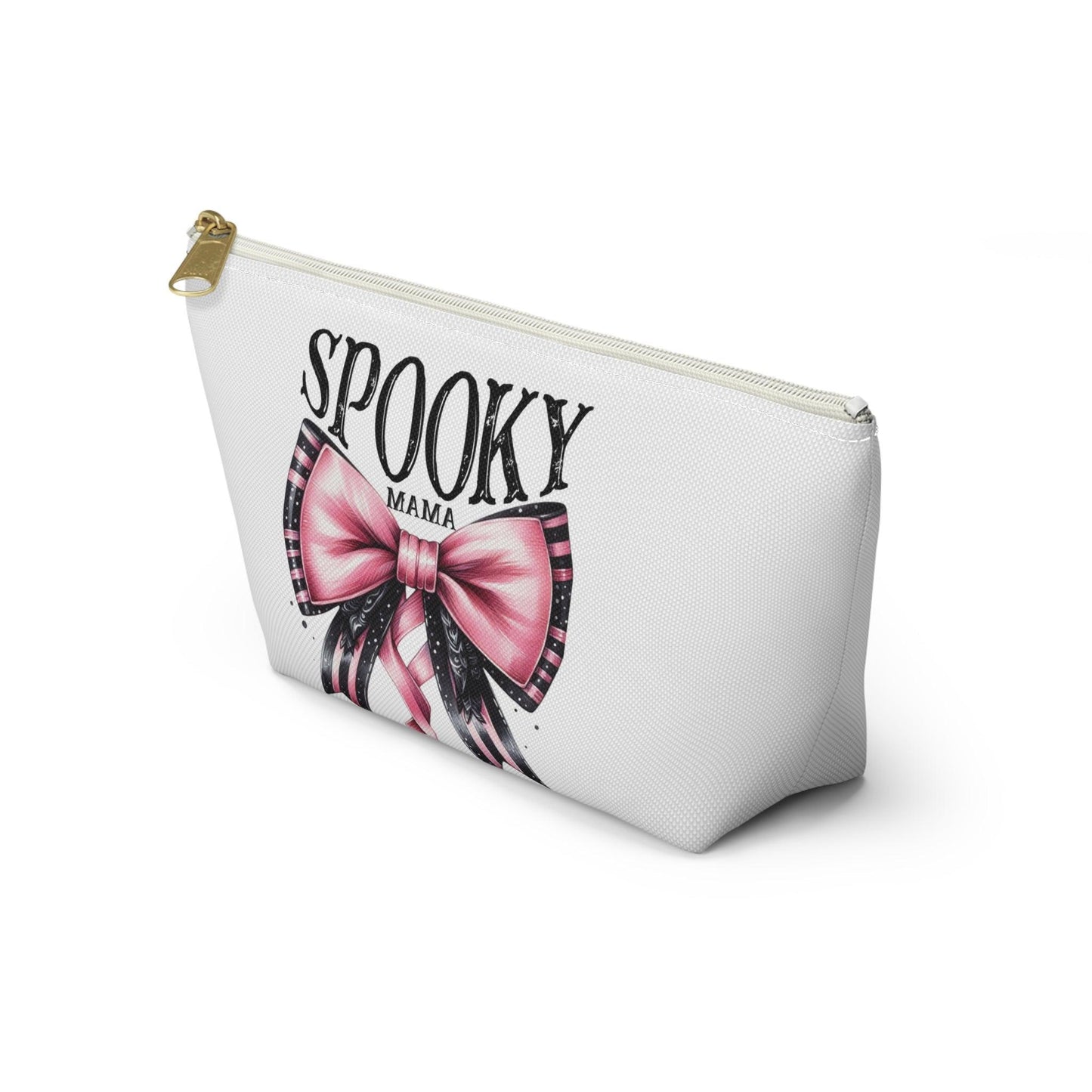 Accessory Pouch w T-bottom Coquette Style - "Spooky Mama" | Perfect gift for Halloween