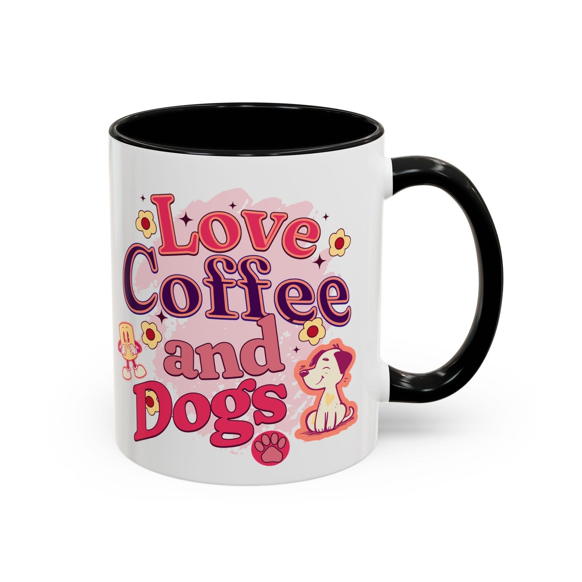 Love, coffee and dogs Mug (11, 15oz) - Cosmic Creations by Karen