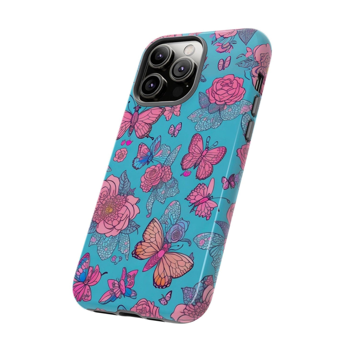 Tough Cellphone Case :" Eclectic Elegance Phone Case Collection" ( Floral patterns)