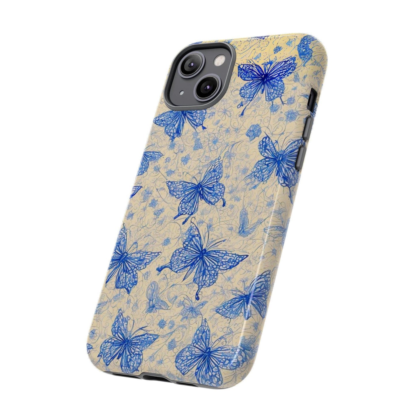 Tough Cellphone Case :" Eclectic Elegance Phone Case Collection" ( Butterflies patterns)