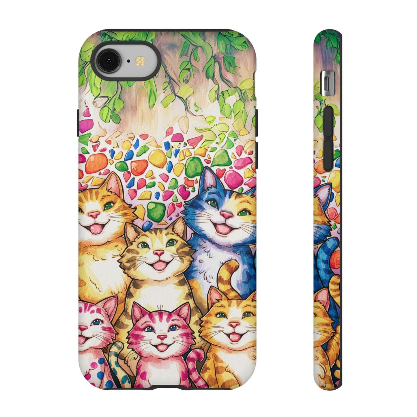 Cat Lovers Collection Tough Cellphone Case - Cosmic Creations by Karen