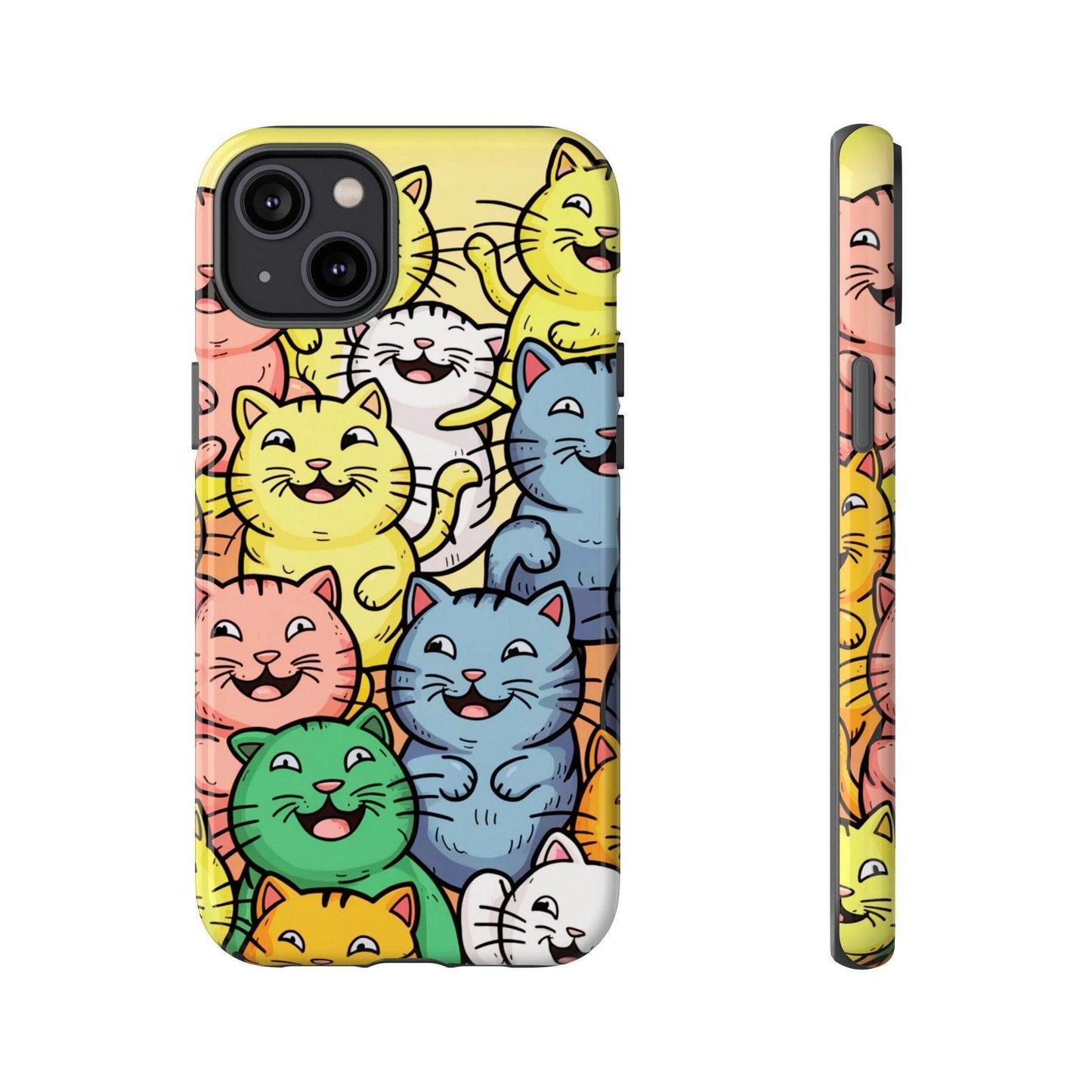 Cat Lovers Collection Tough Cellphone Case - Cosmic Creations by Karen