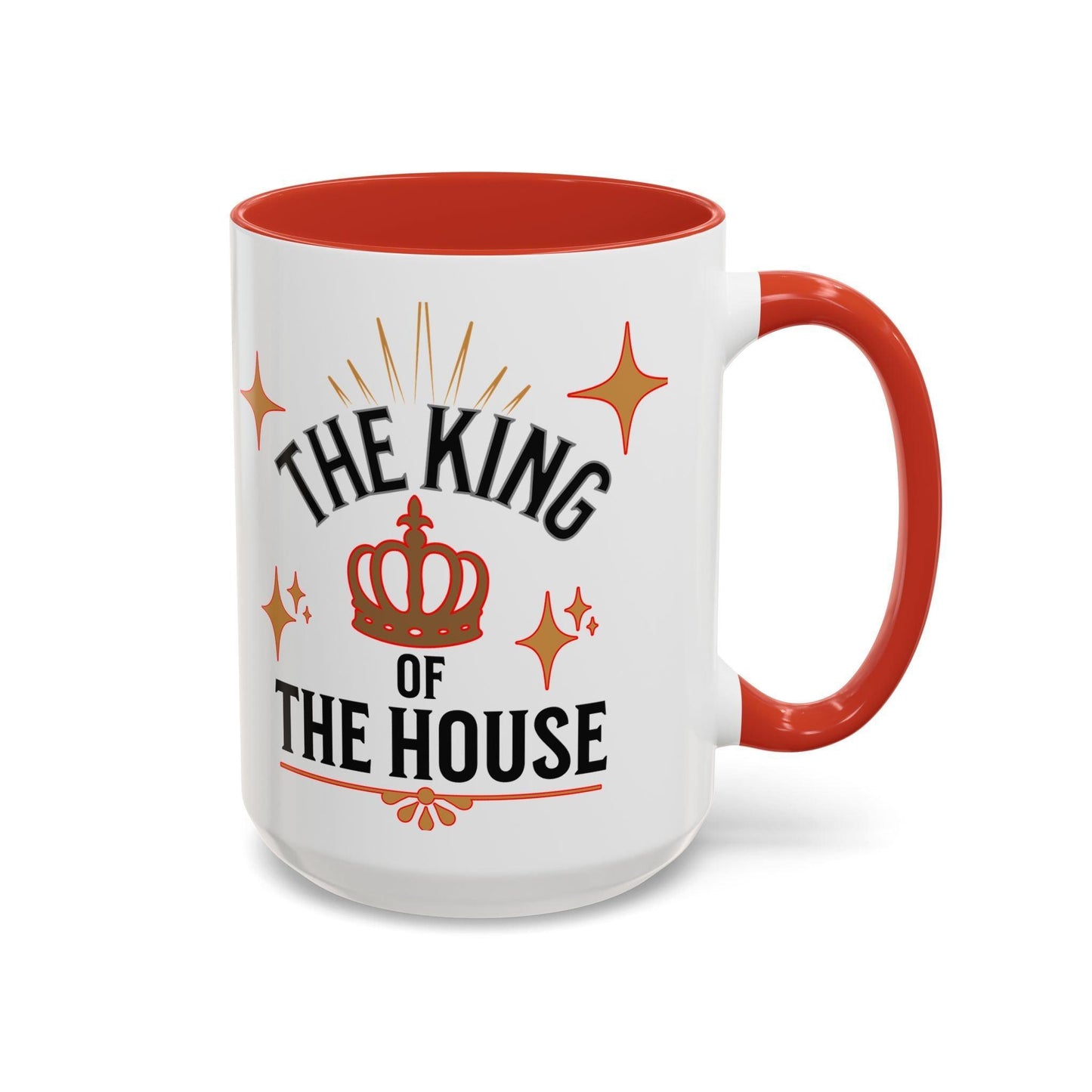 Royal Accent Coffee Mug   (11, 15oz)  " Dad, The King of the House Collection"