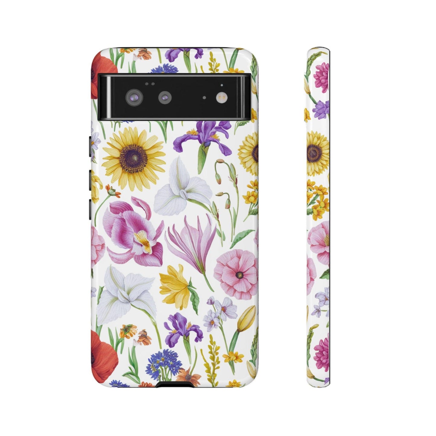 Tough Cellphone Case :" Eclectic Elegance Phone Case Collection" ( Floral patterns)