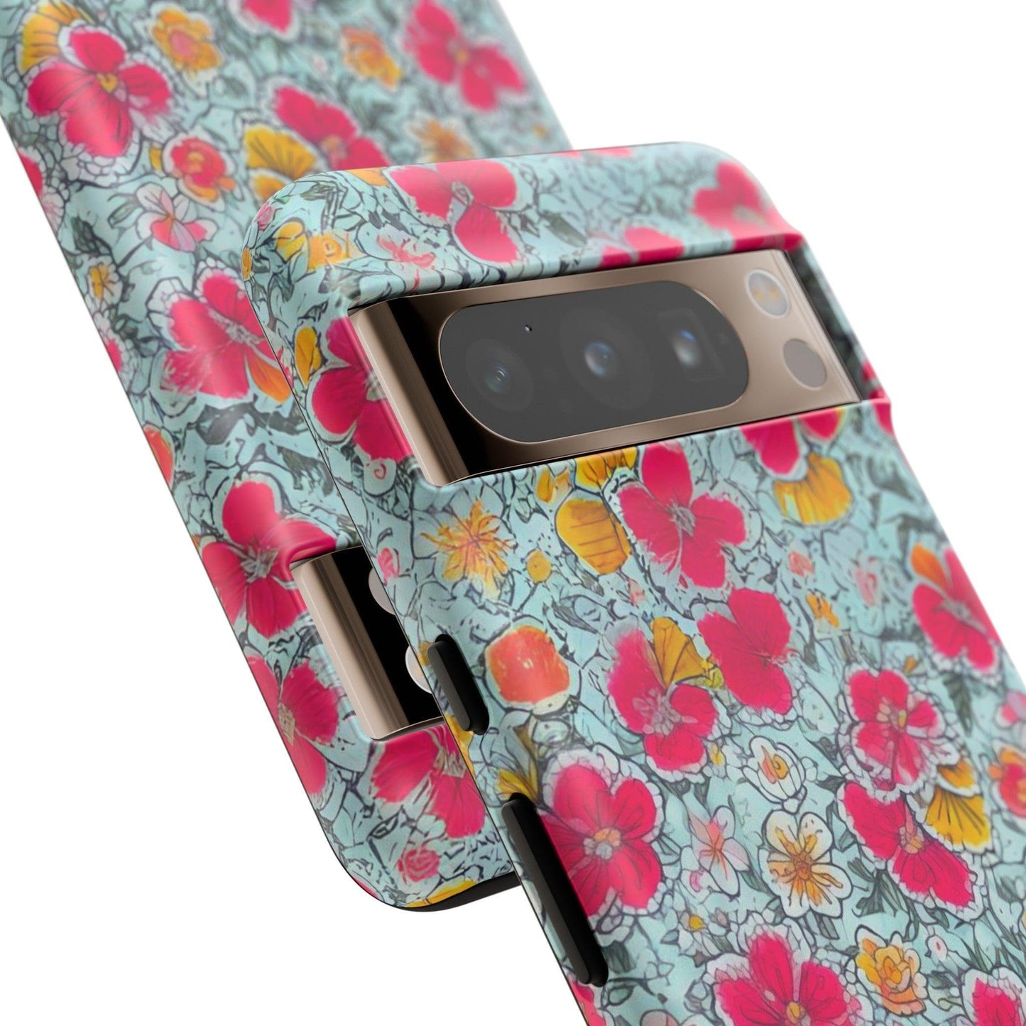 Tough Cellphone Case :" Eclectic Elegance Phone Case Collection" ( Floral patterns)