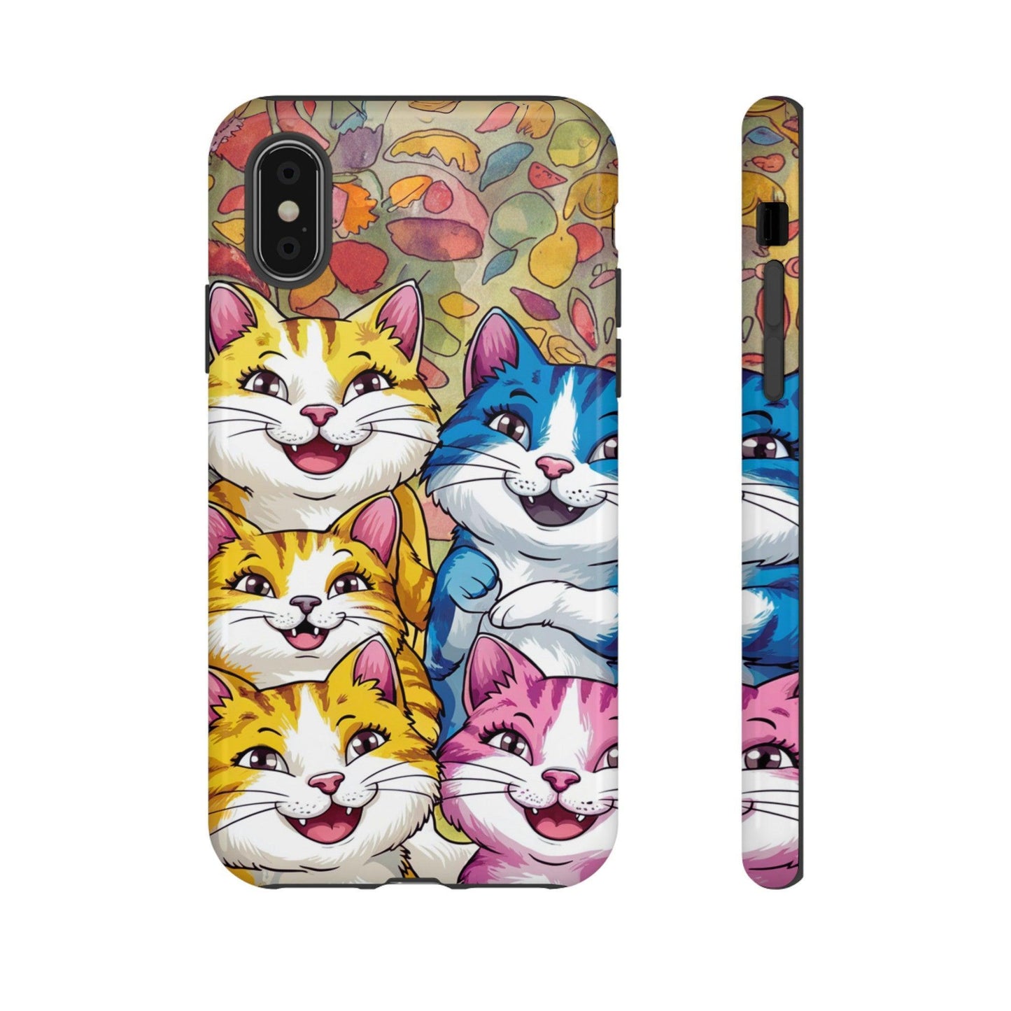 Cat Lovers Collection Tough Cellphone Case - Cosmic Creations by Karen