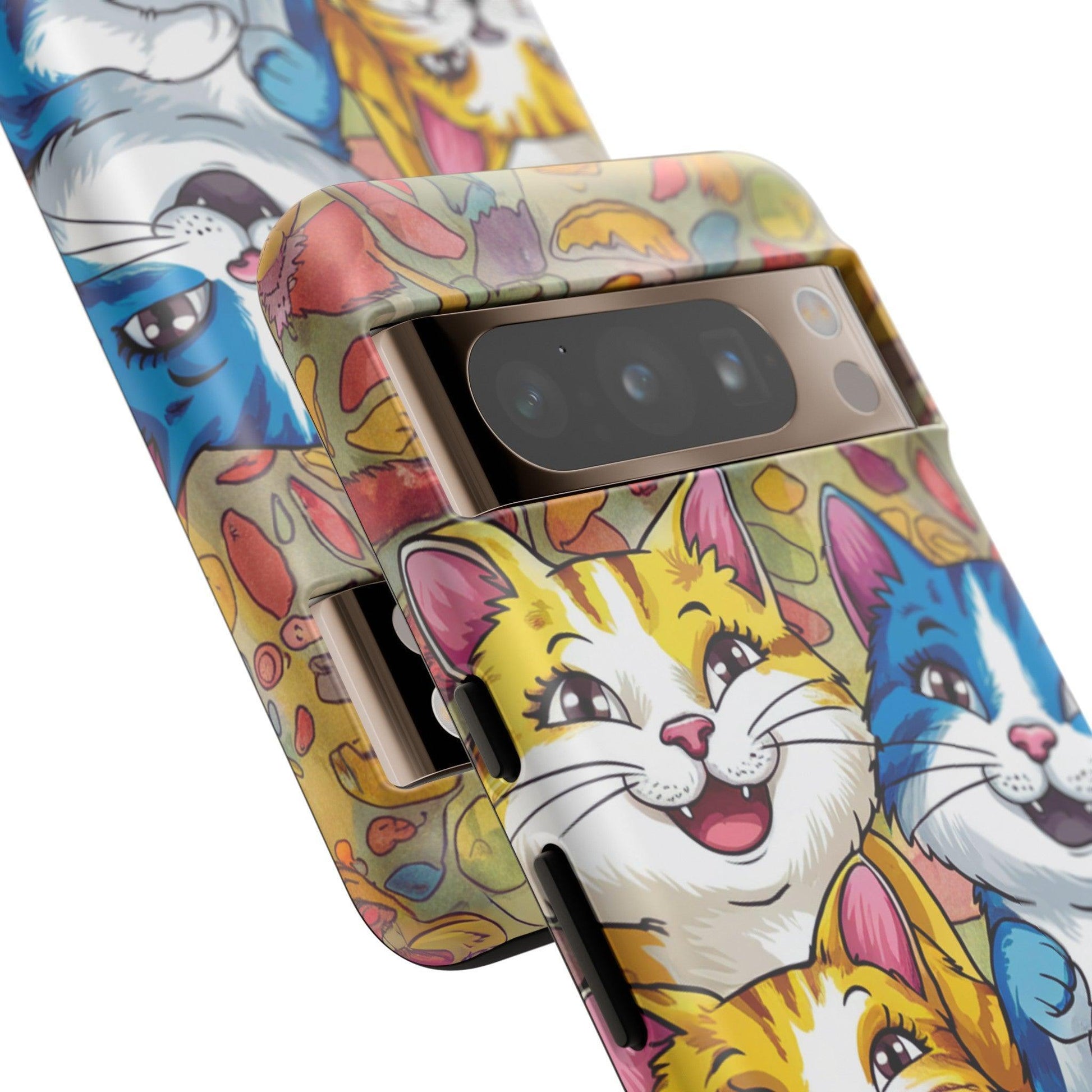 Cat Lovers Collection Tough Cellphone Case - Cosmic Creations by Karen