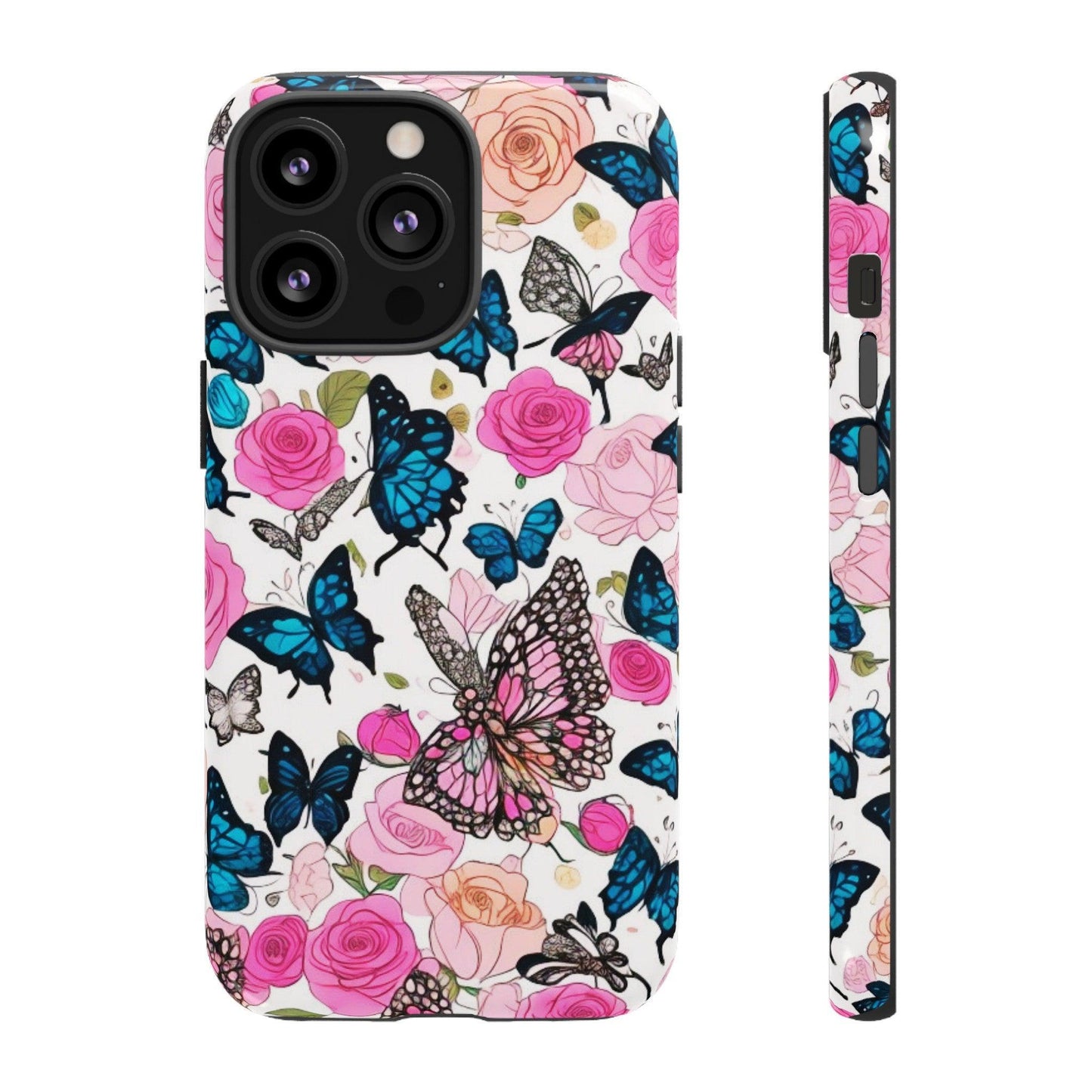 Tough Cellphone Case :" Eclectic Elegance Phone Case Collection" ( Floral patterns)