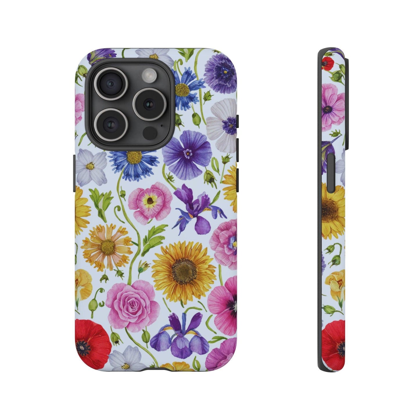 Tough Cellphone Case :" Eclectic Elegance Phone Case Collection" ( Floral patterns)