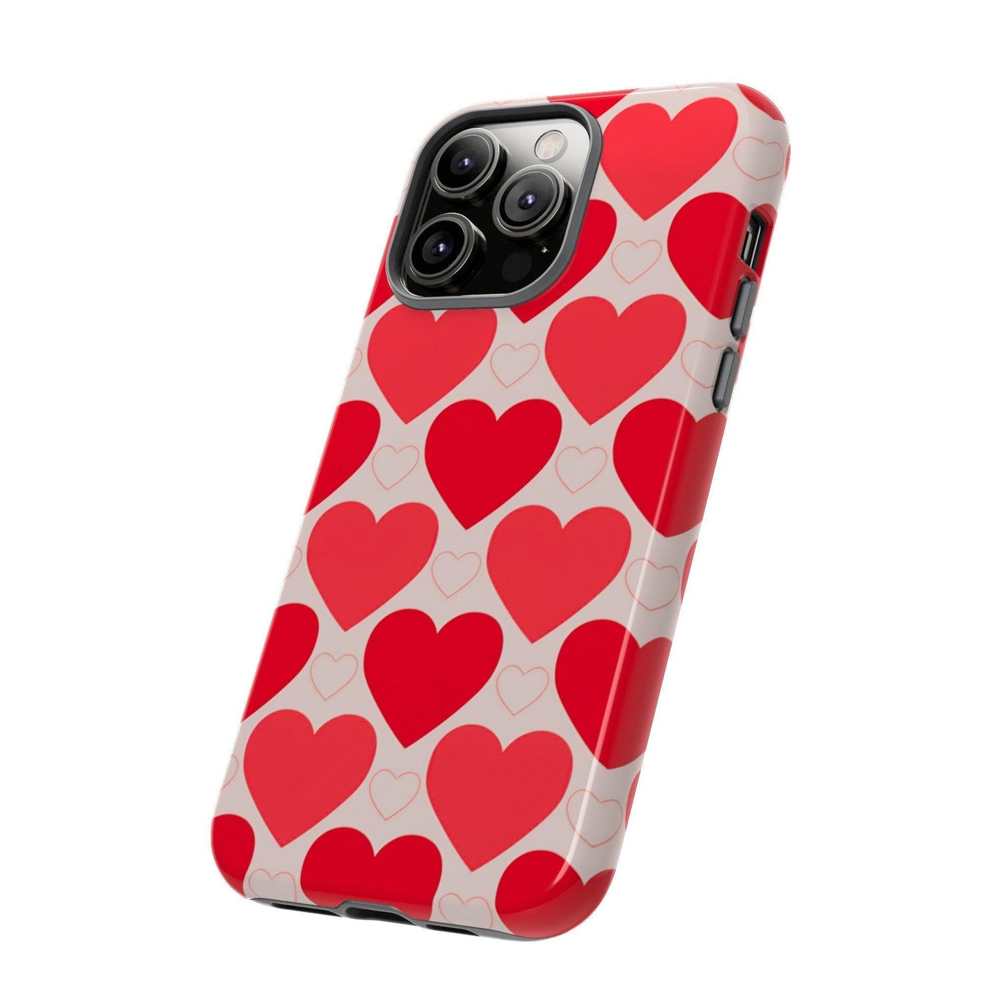 Tough Phone Case :" Eclectic Elegance Phone Case Collection" ( Hearts patterns)