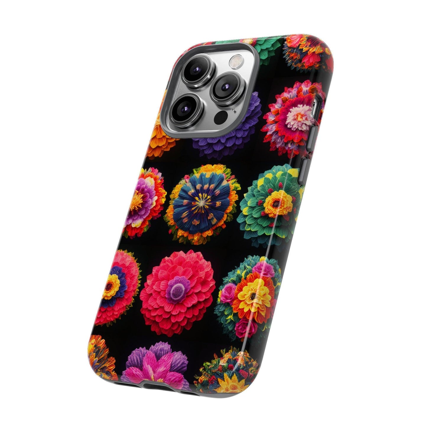 Tough Cellphone Case :" Eclectic Elegance Phone Case Collection" ( Floral patterns)