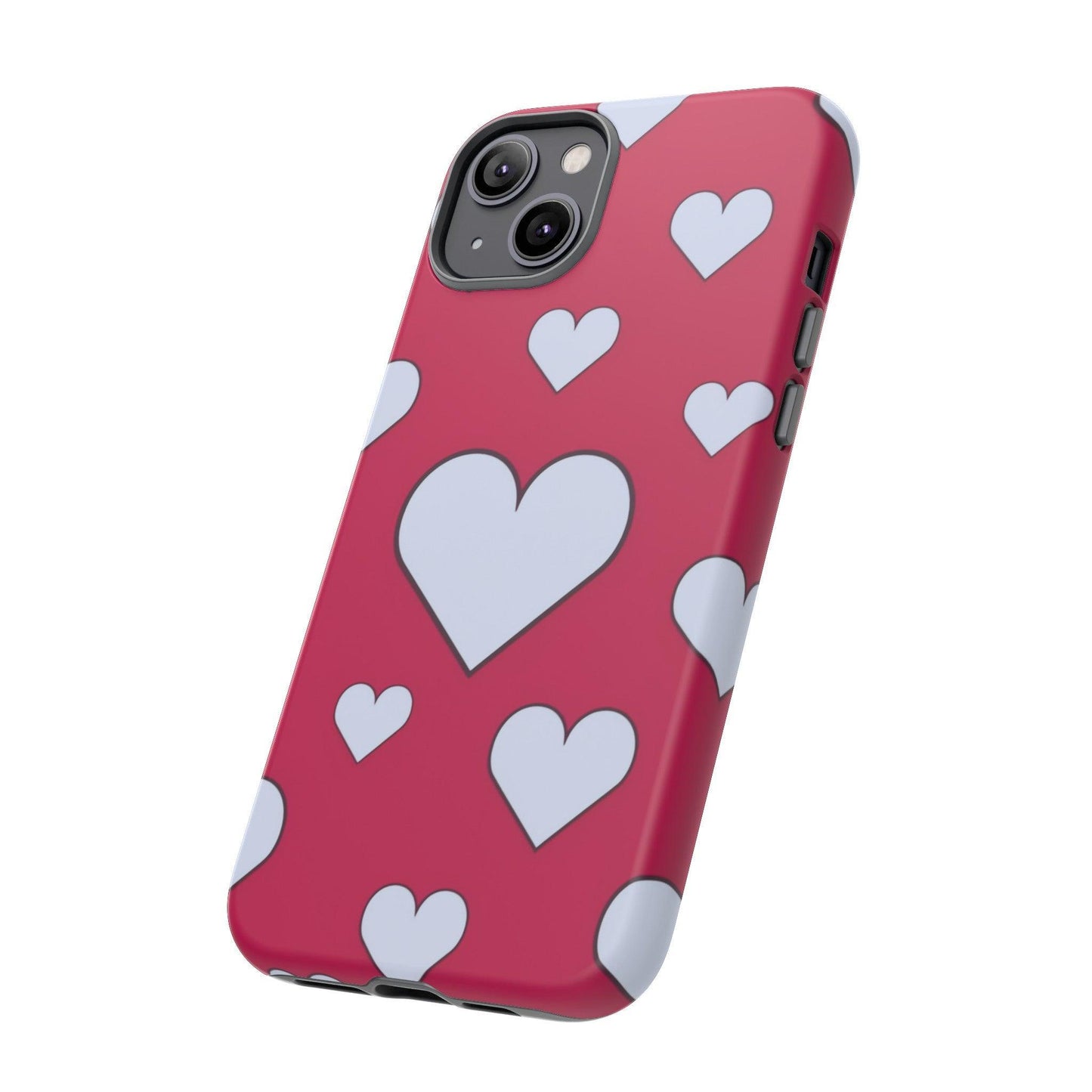 Tough Phone Case :" Eclectic Elegance Phone Case Collection" ( Hearts patterns)