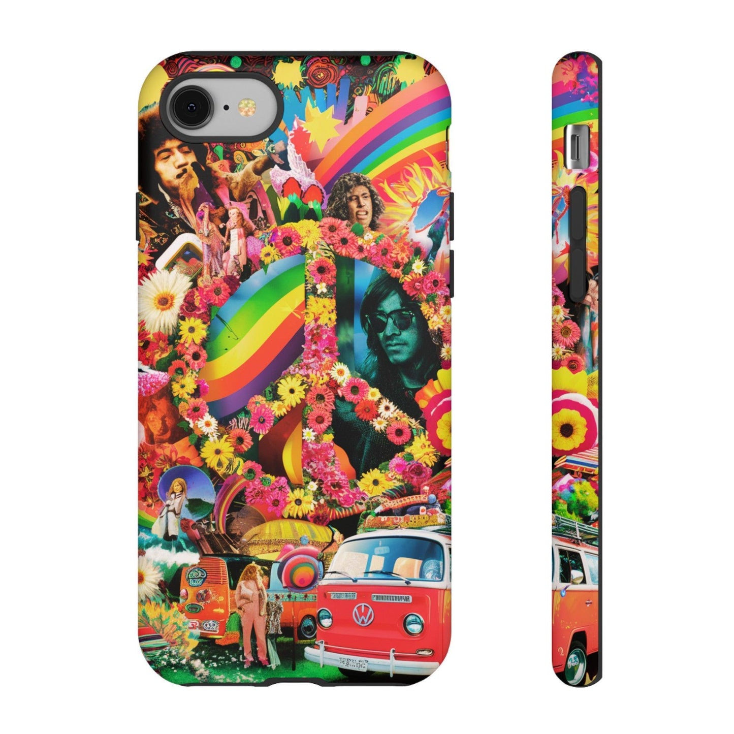 Tough Phone Case :" Eclectic Elegance Phone Case Collection" ( Hippie Style patterns)