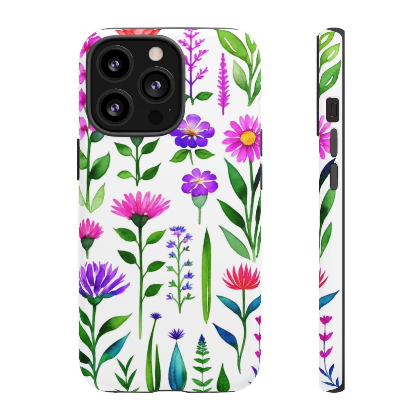 Tough Phone Case :" Eclectic Elegance Phone Case Collection" ( Floral pattern)