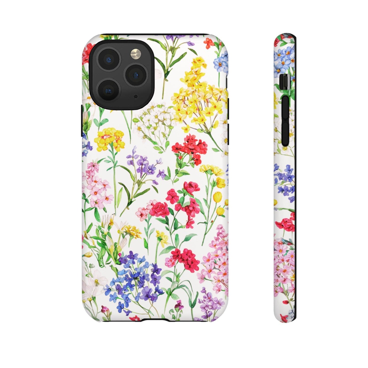 Tough Cellphone Case :" Eclectic Elegance Phone Case Collection" ( Floral patterns)