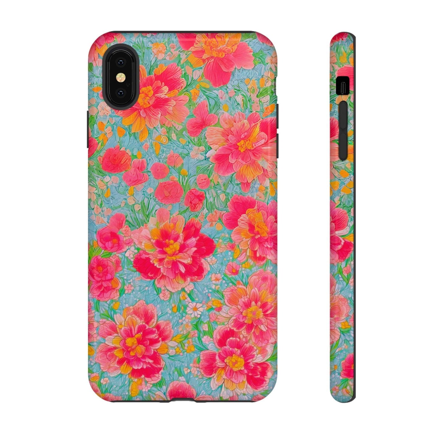 Tough Cellphone Case :" Eclectic Elegance Phone Case Collection" ( Floral patterns)