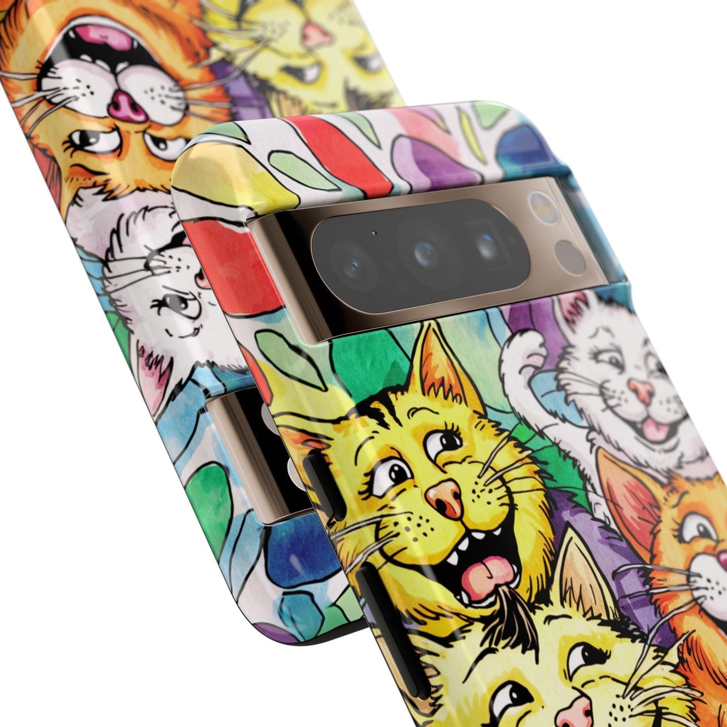 Cat Lovers Collection Tough Cellphone Case - Cosmic Creations by Karen