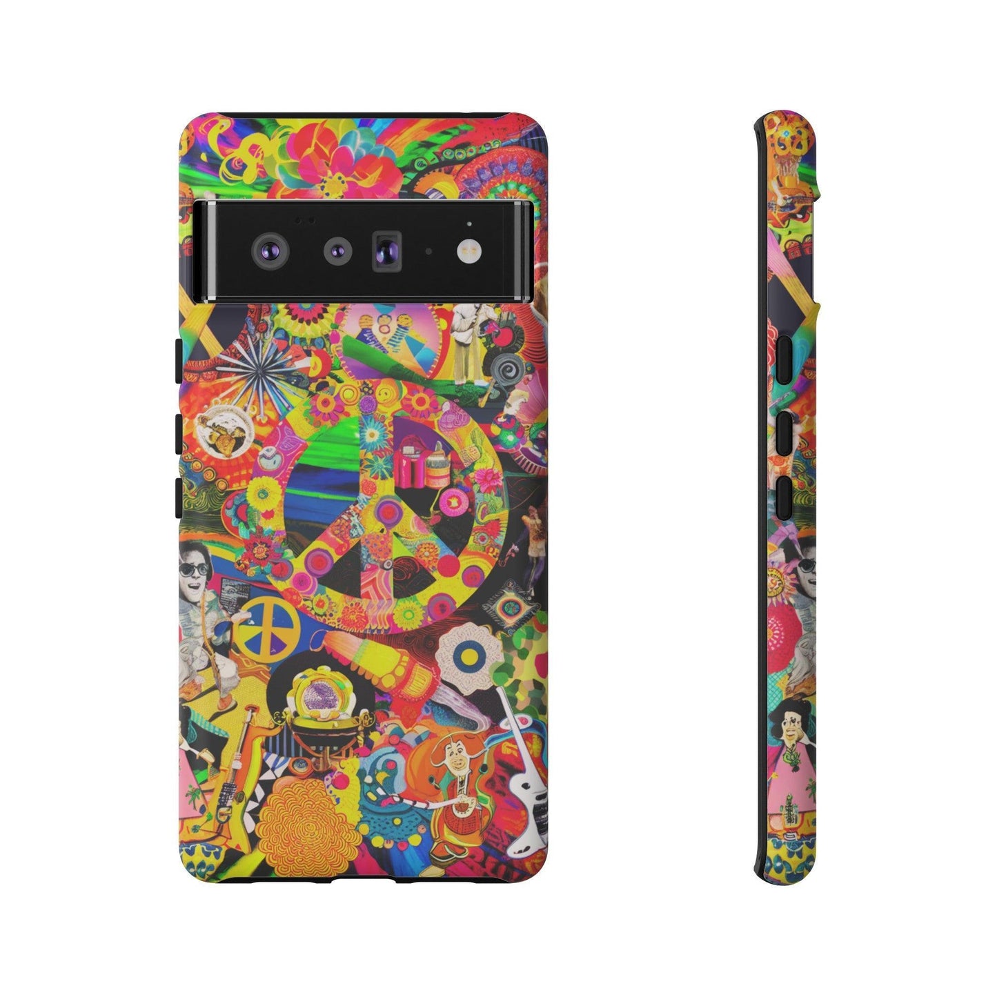 Tough Phone Case :" Eclectic Elegance Phone Case Collection" ( Hippie Style patterns)