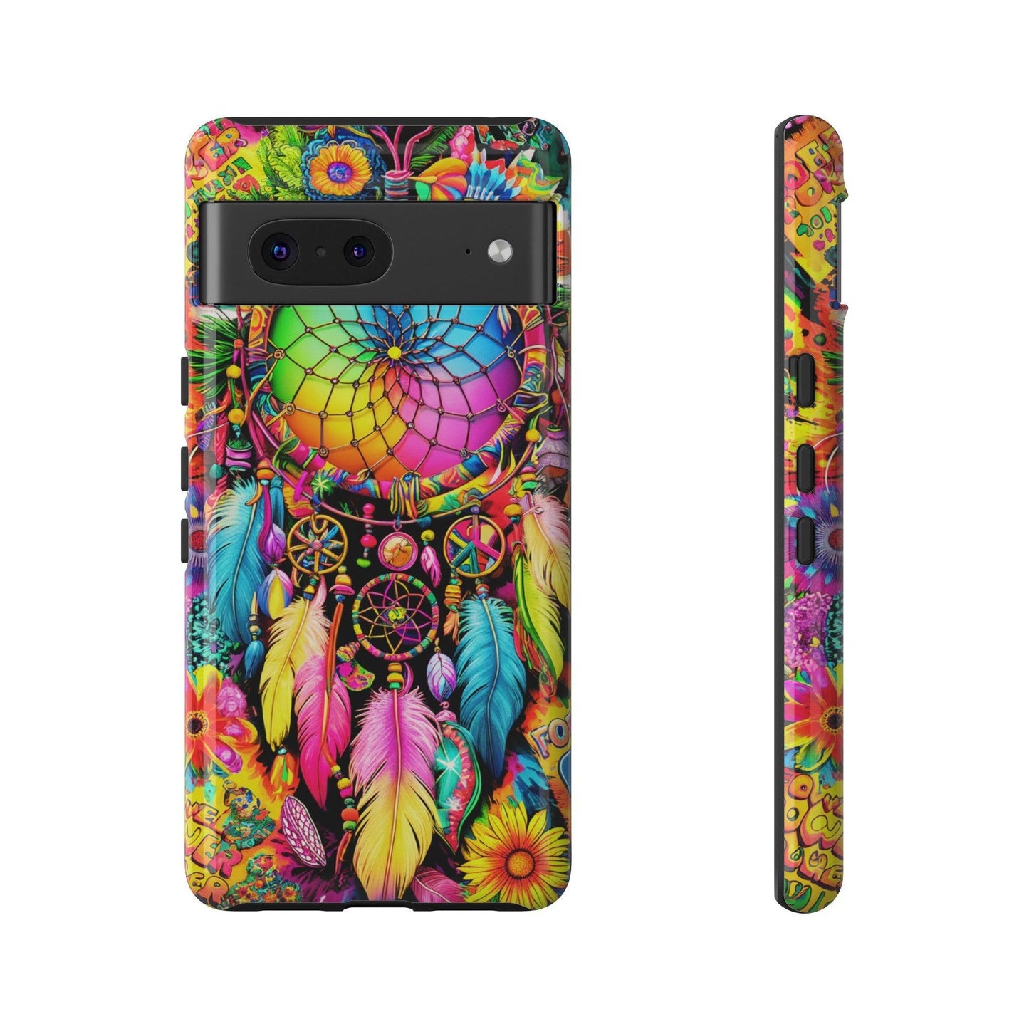 Tough Phone Case :" Eclectic Elegance Phone Case Collection" ( Hippie Style patterns)