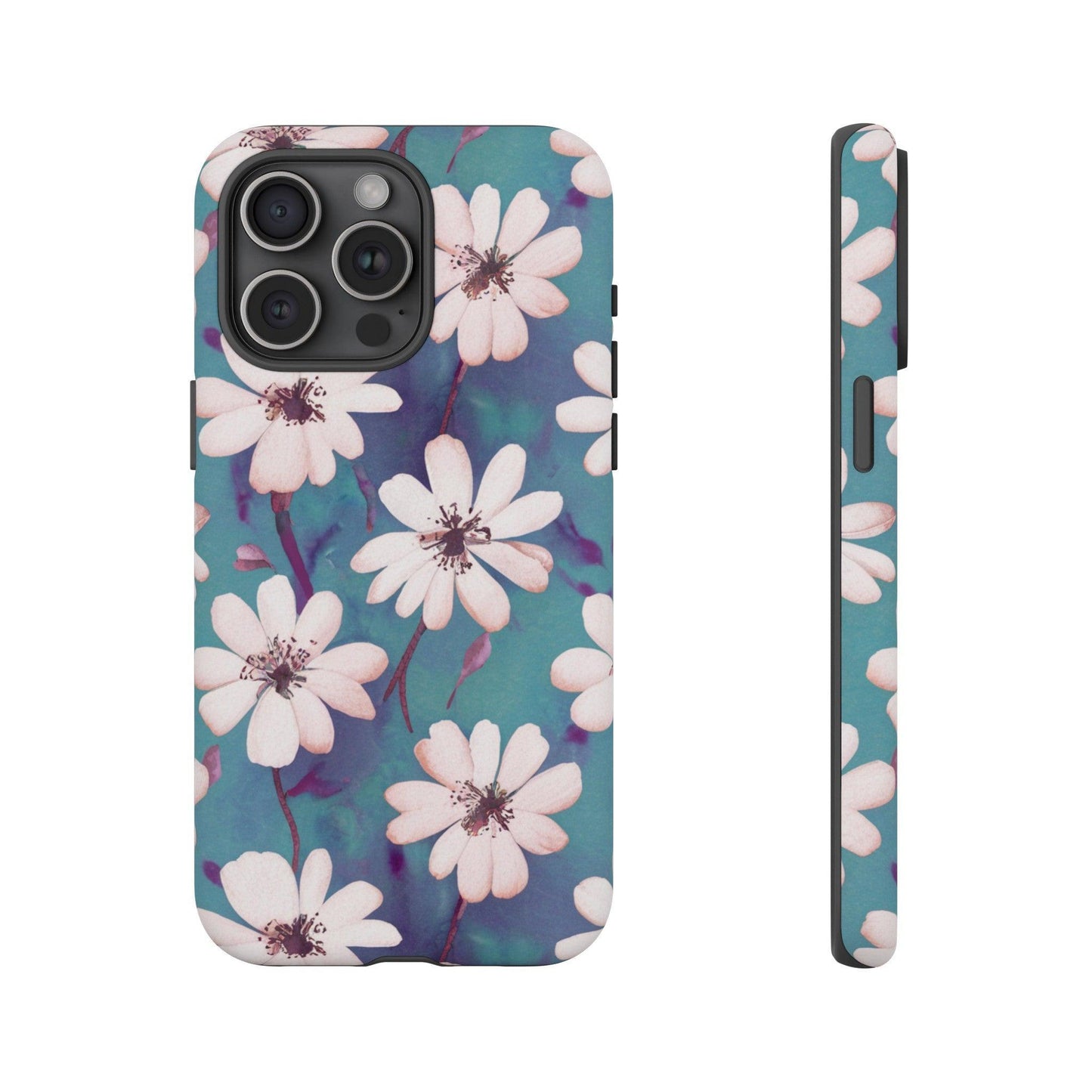 Tough Cellphone Case :" Eclectic Elegance Phone Case Collection" ( Floral patterns)