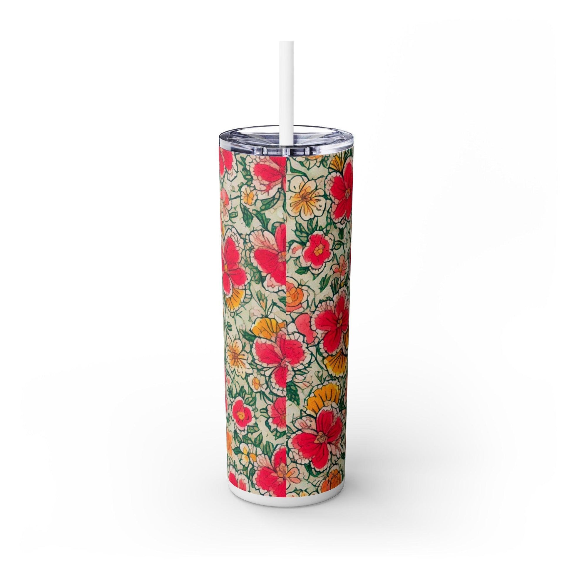 Whimsical Sips Skinny Tumbler Collectionr | Tumblerwith Straw, 20oz | keep your drinks hot for 12h and cold for 24h - Cosmic Creations by Karen