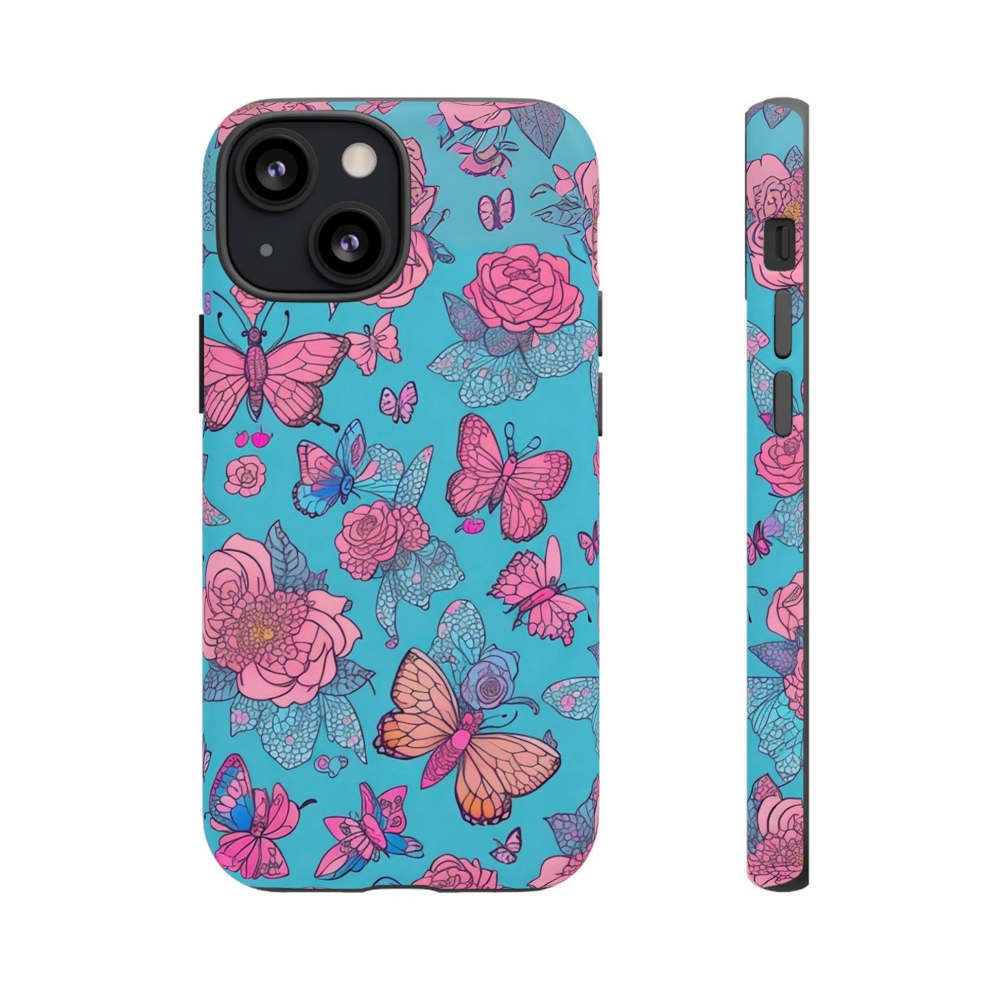 Tough Cellphone Case :" Eclectic Elegance Phone Case Collection" ( Floral patterns)