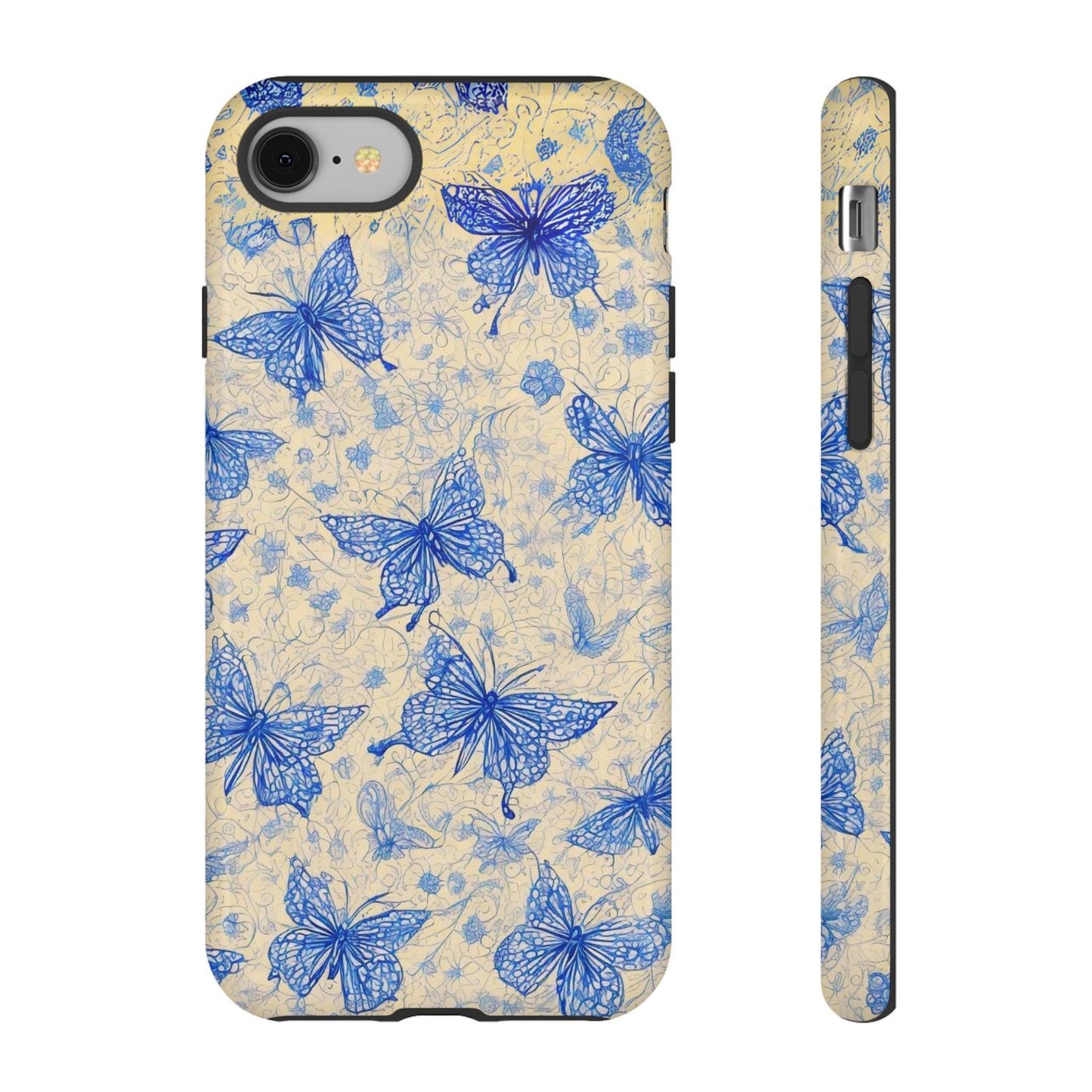 Tough Cellphone Case :" Eclectic Elegance Phone Case Collection" ( Butterflies patterns)