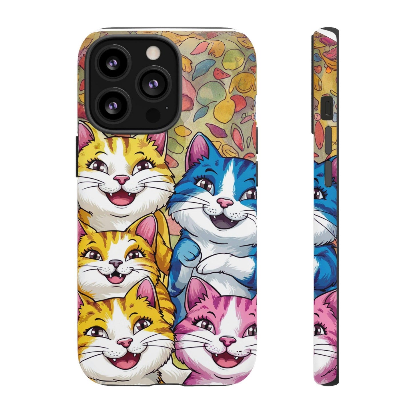 Cat Lovers Collection Tough Cellphone Case - Cosmic Creations by Karen