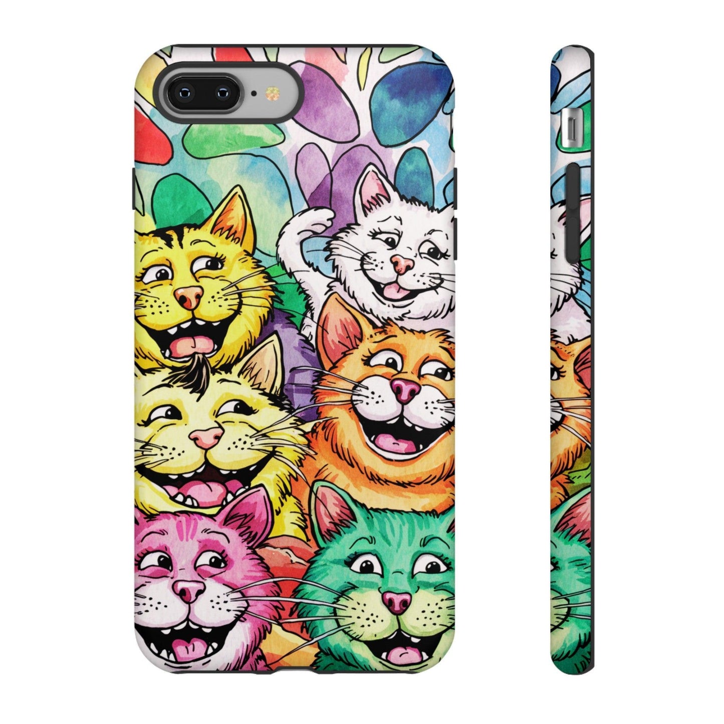 Cat Lovers Collection Tough Cellphone Case - Cosmic Creations by Karen