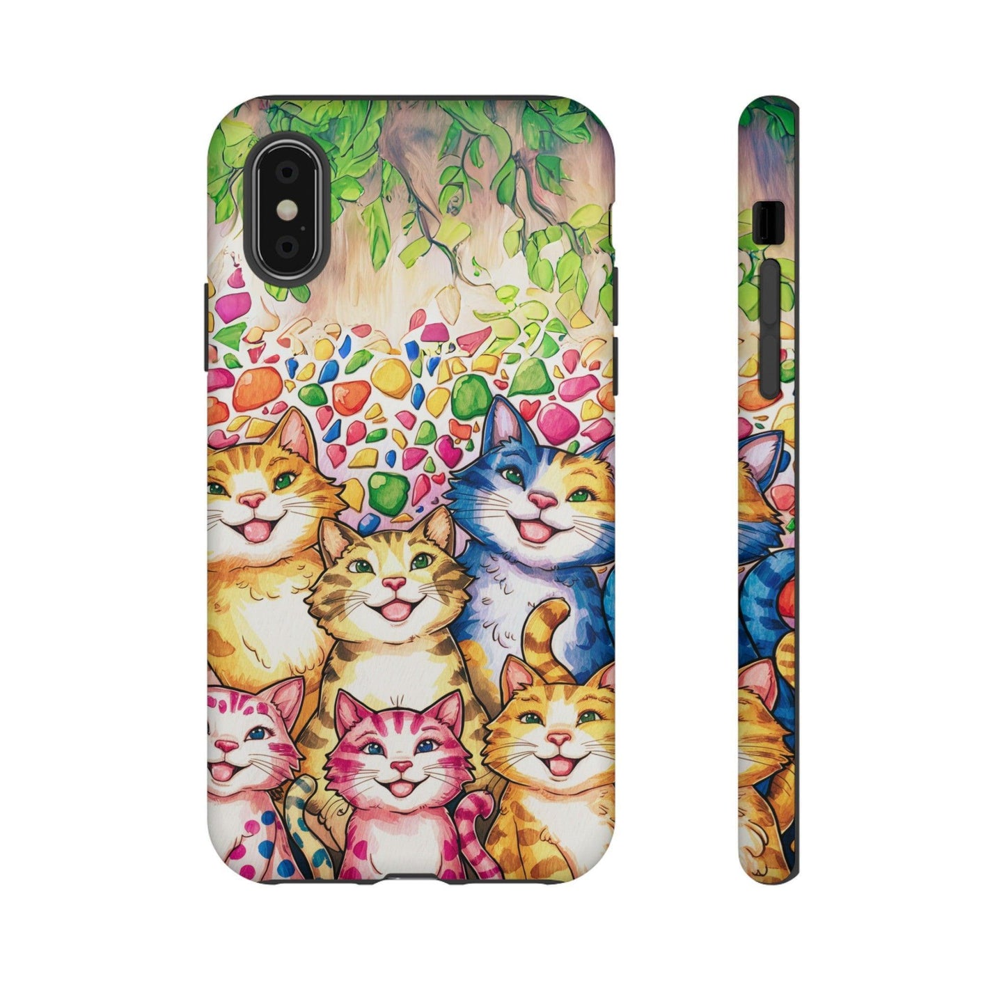 Cat Lovers Collection Tough Cellphone Case - Cosmic Creations by Karen