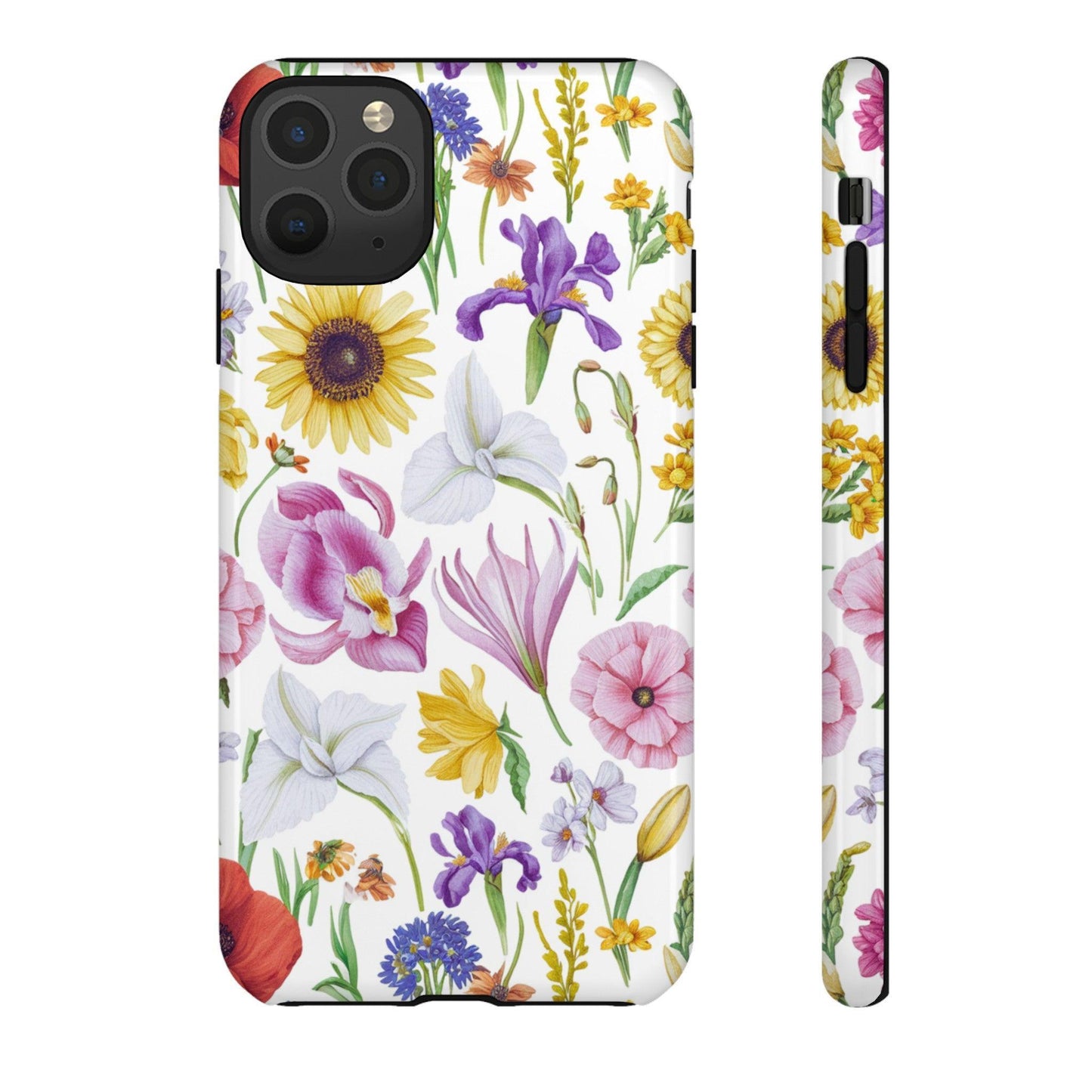 Tough Cellphone Case :" Eclectic Elegance Phone Case Collection" ( Floral patterns)